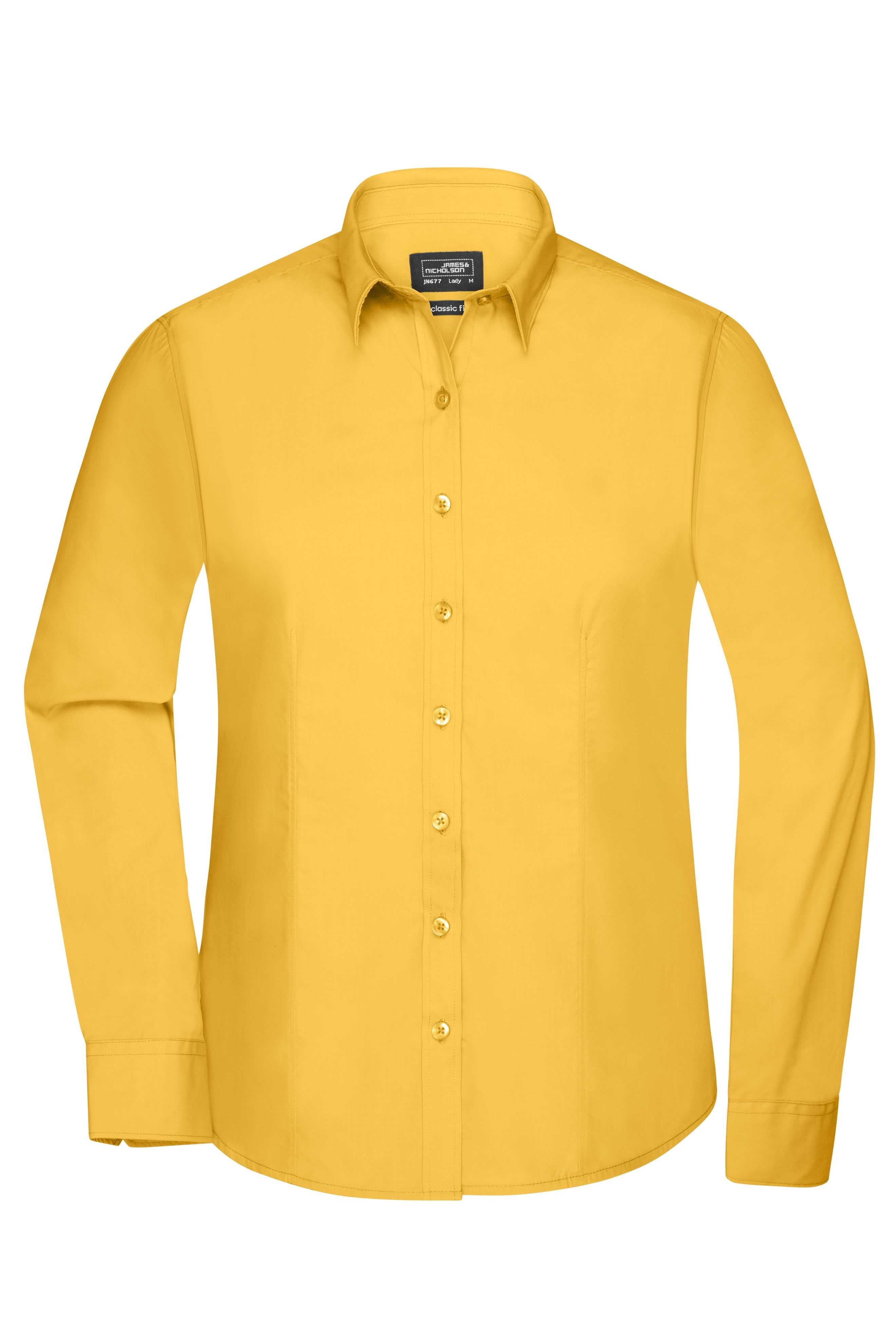 Ladies' Shirt Long-Sleeved Poplin