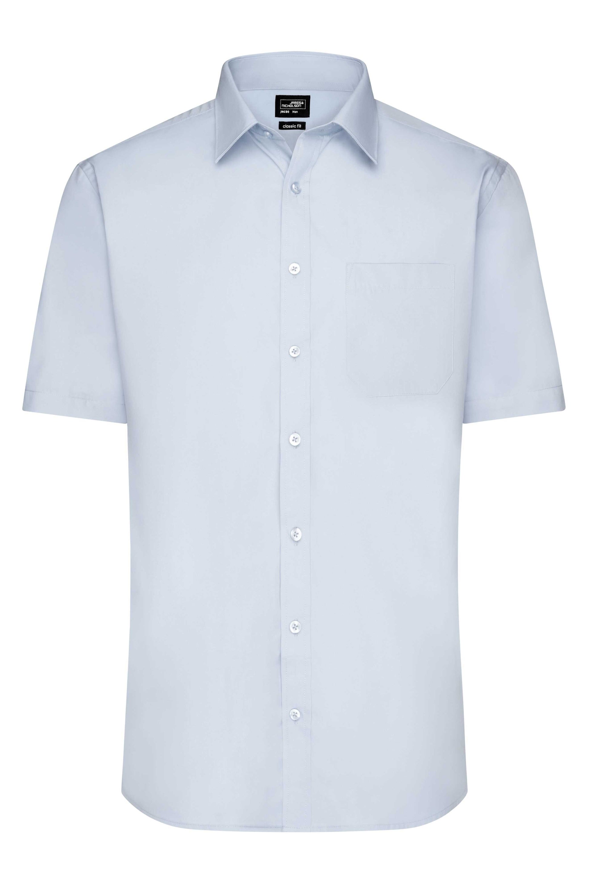 Men's Shirt Short-Sleeved Poplin