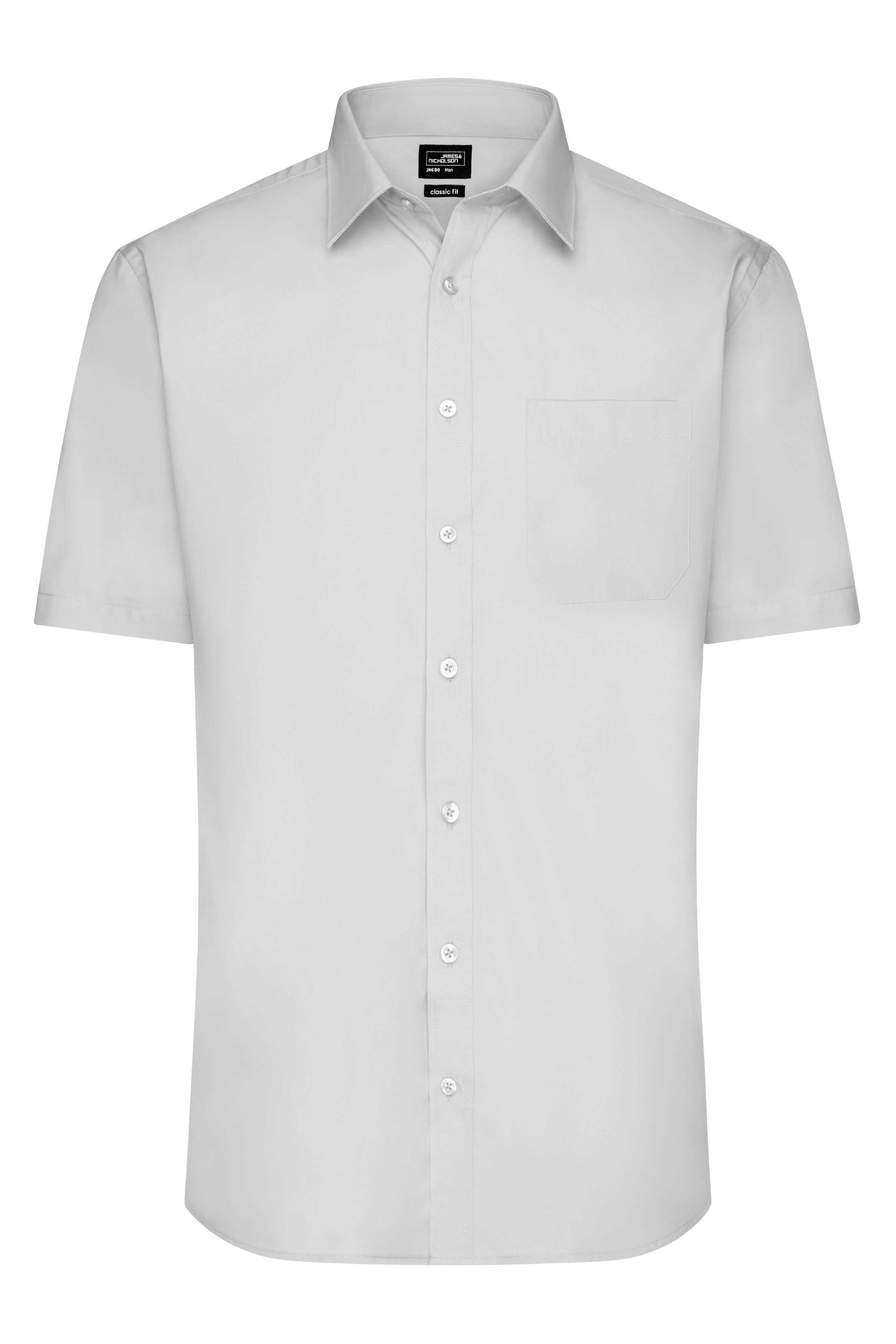 Men's Shirt Short-Sleeved Poplin