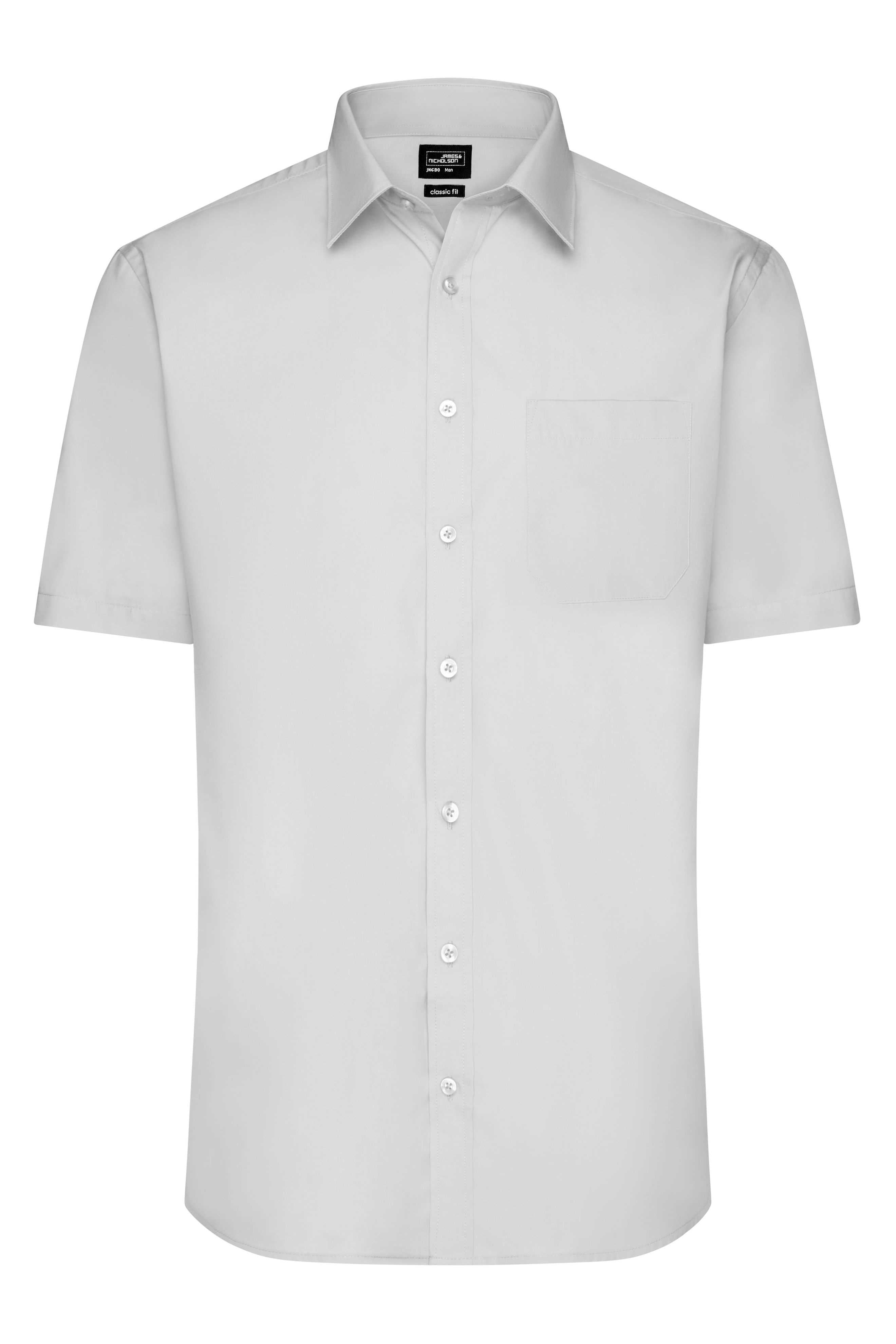 Men's Shirt Short-Sleeved Poplin