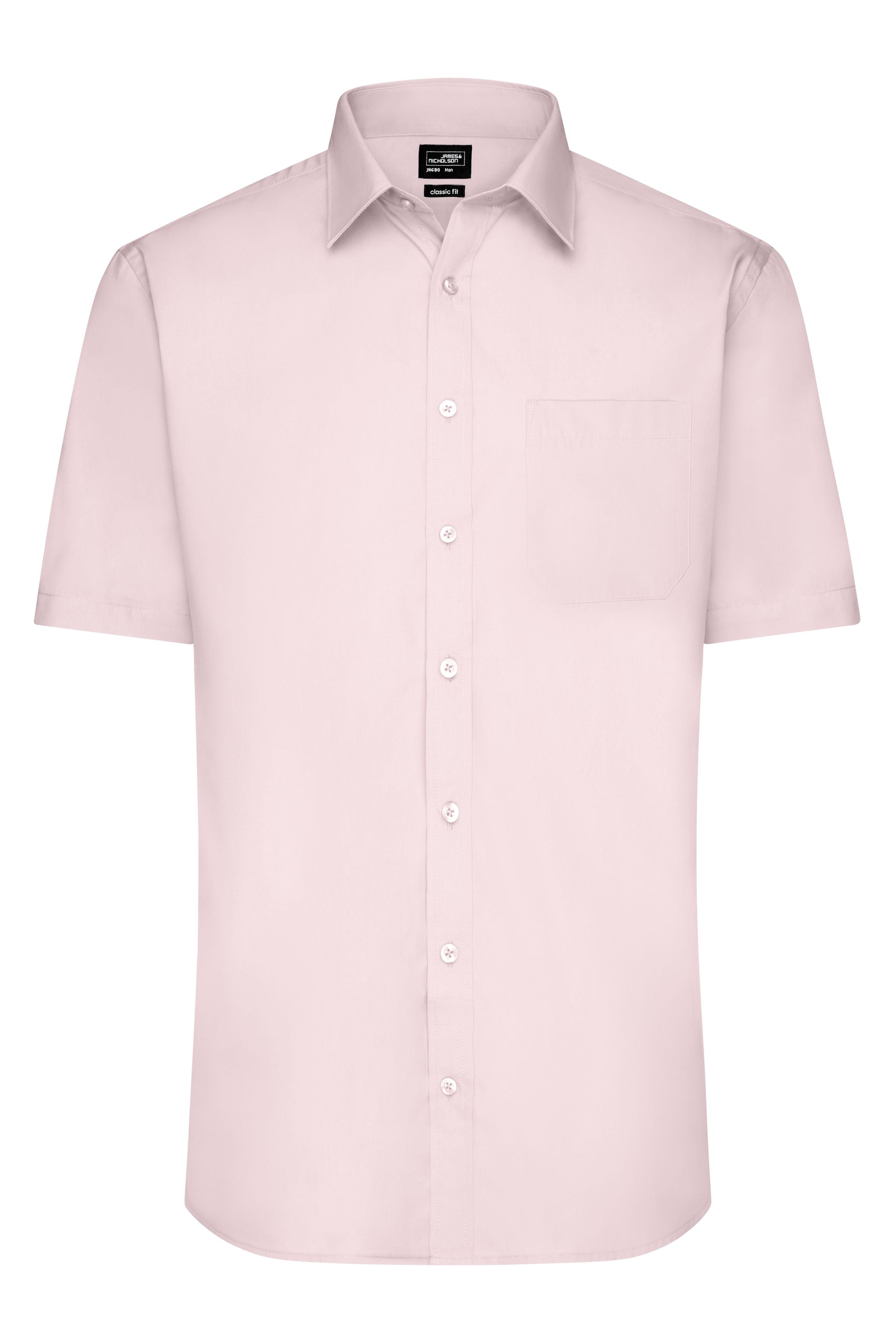 Men's Shirt Short-Sleeved Poplin