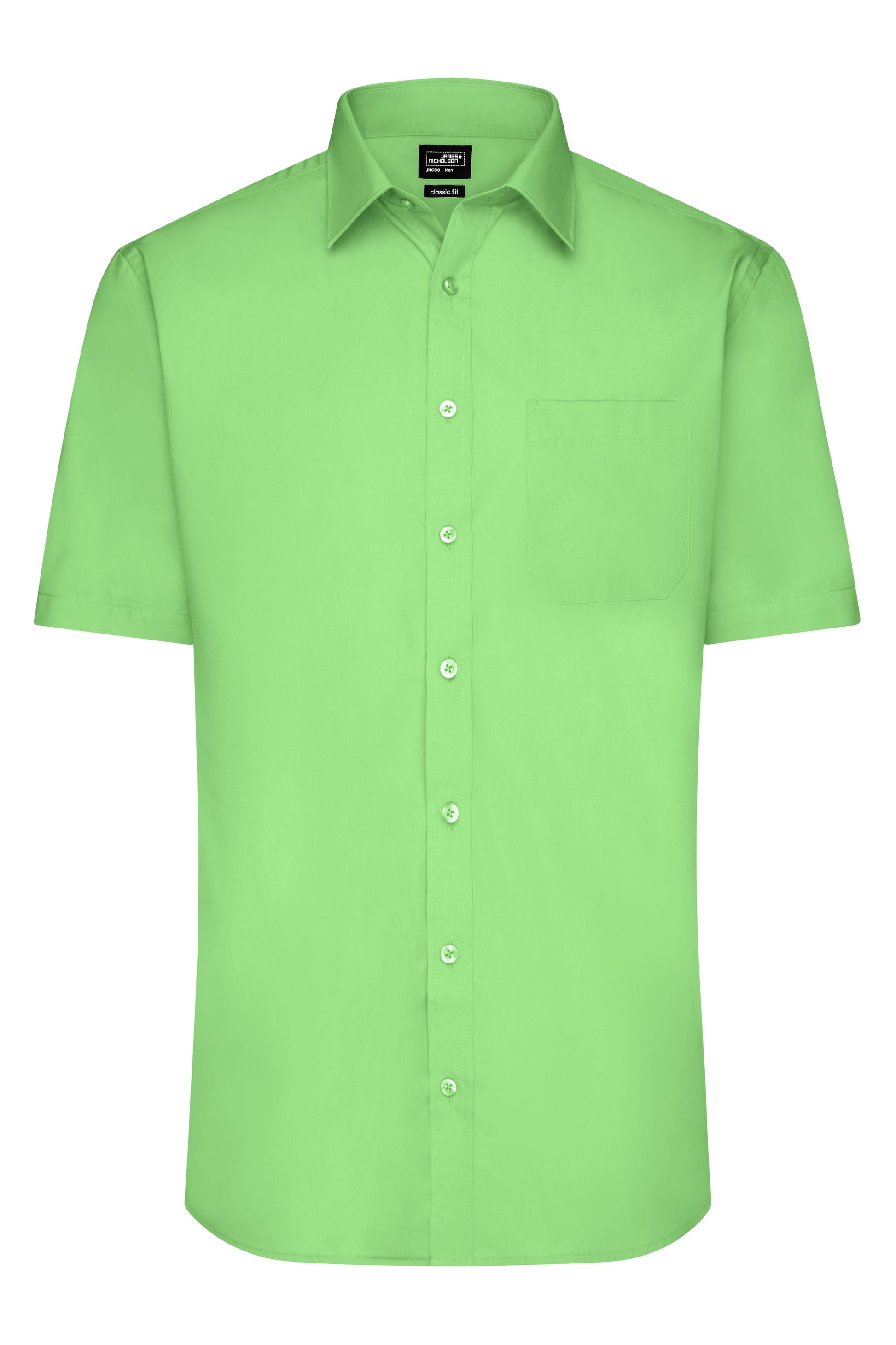 Men's Shirt Short-Sleeved Poplin