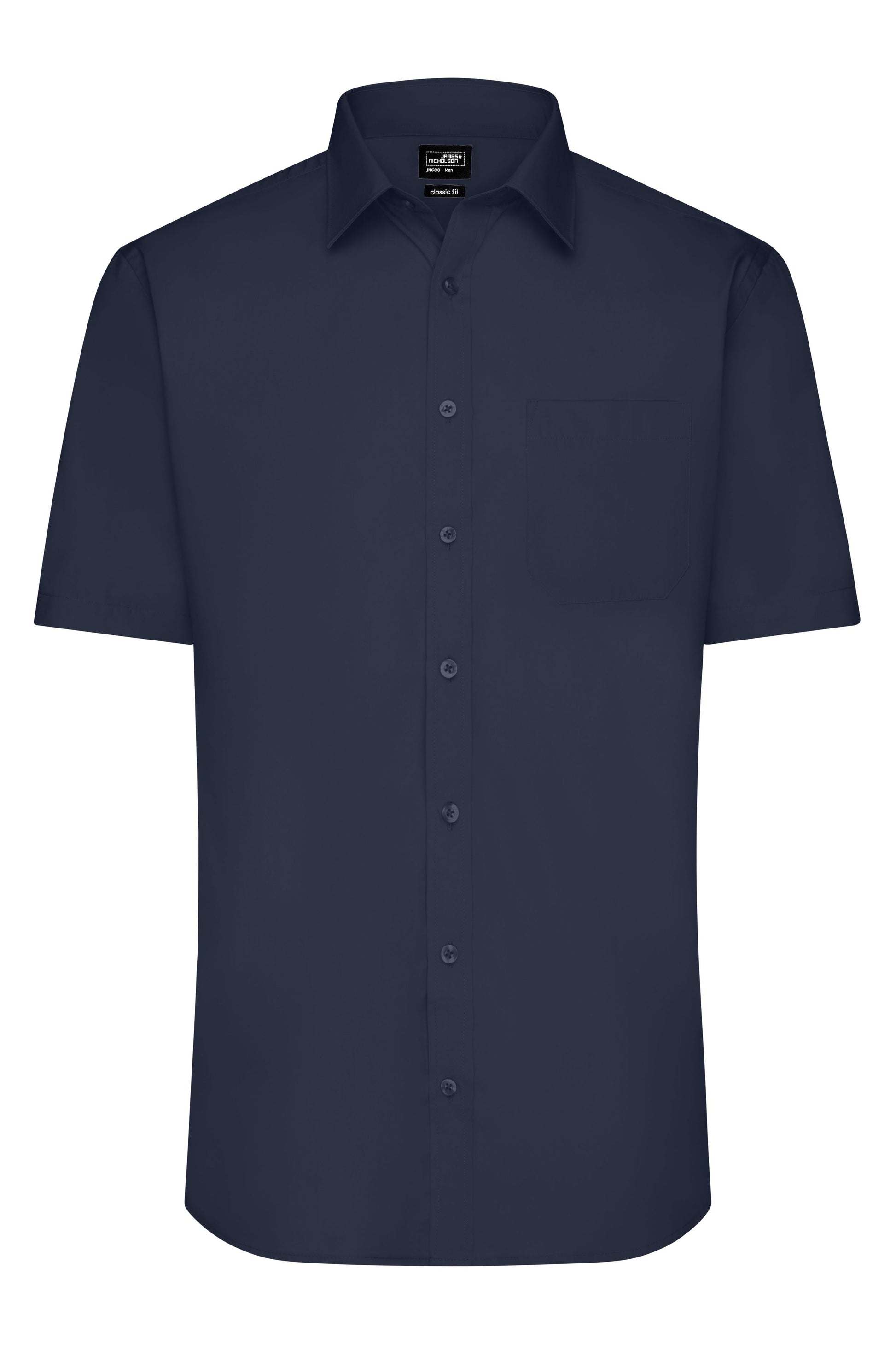 Men's Shirt Short-Sleeved Poplin