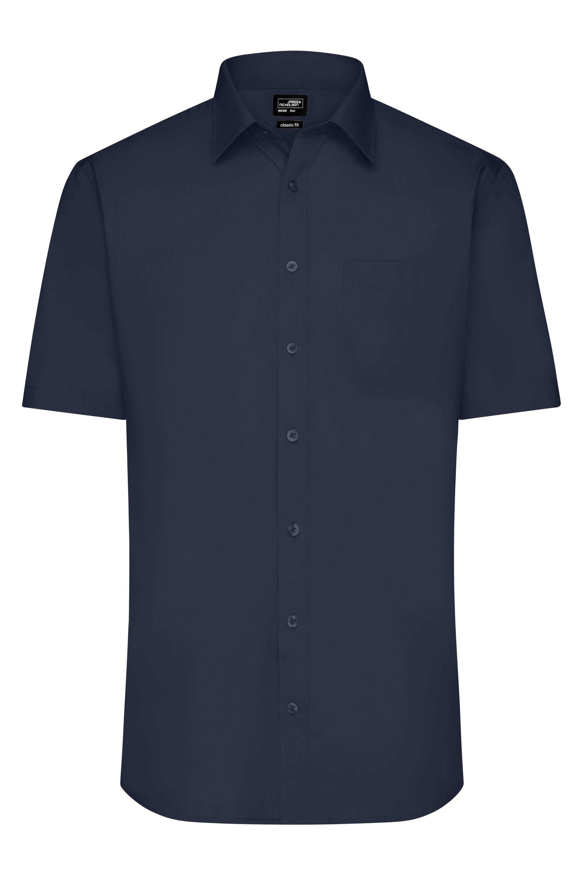 Men's Shirt Short-Sleeved Poplin