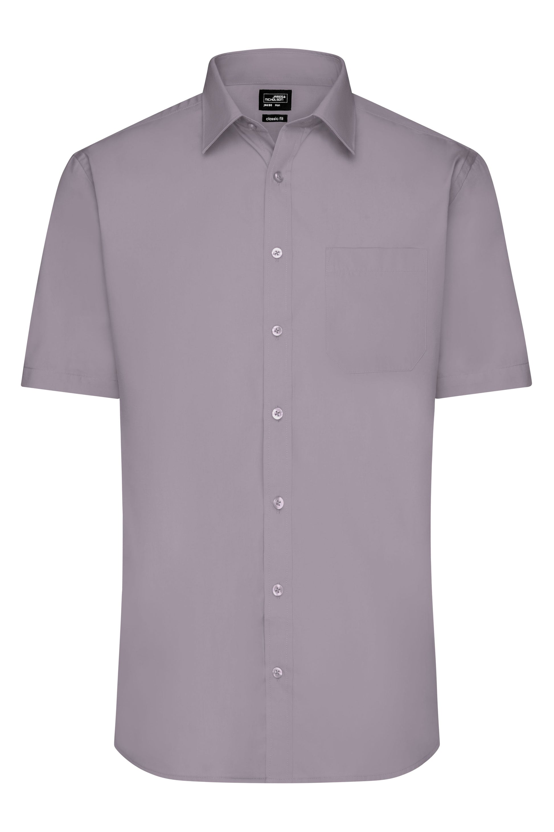 Men's Shirt Short-Sleeved Poplin