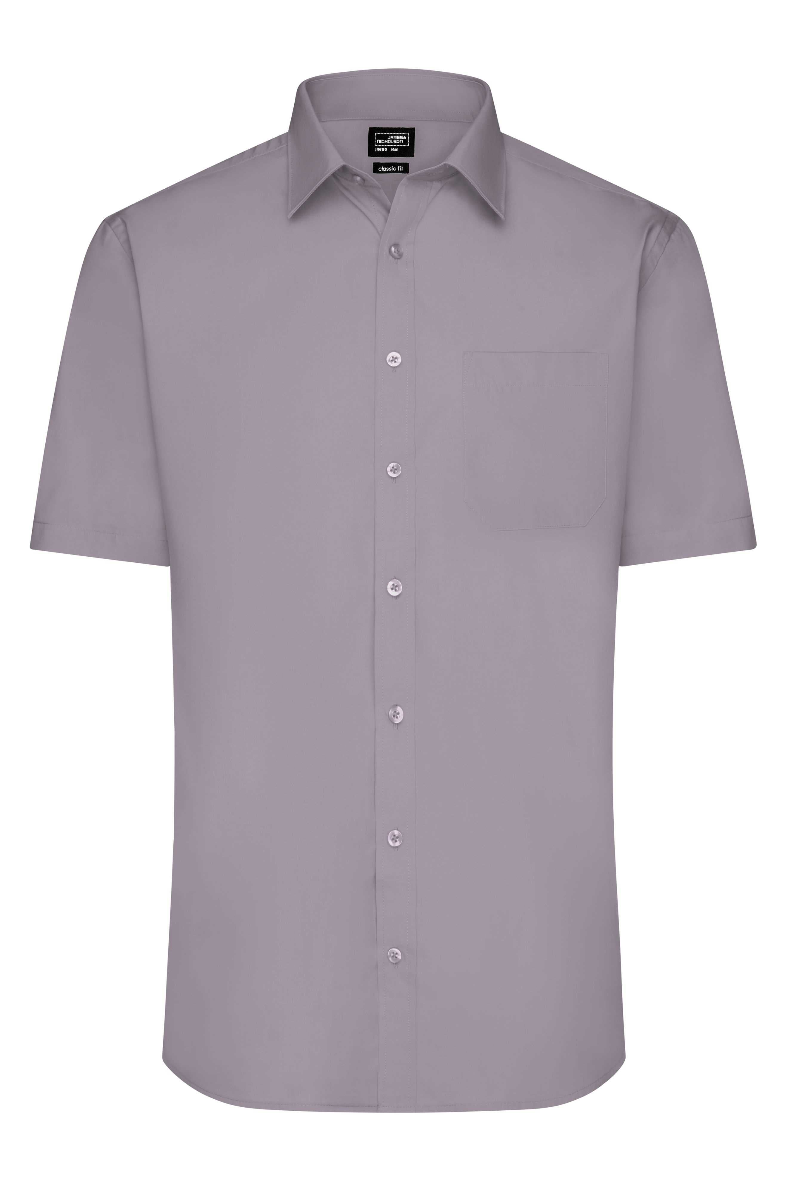 Men's Shirt Short-Sleeved Poplin