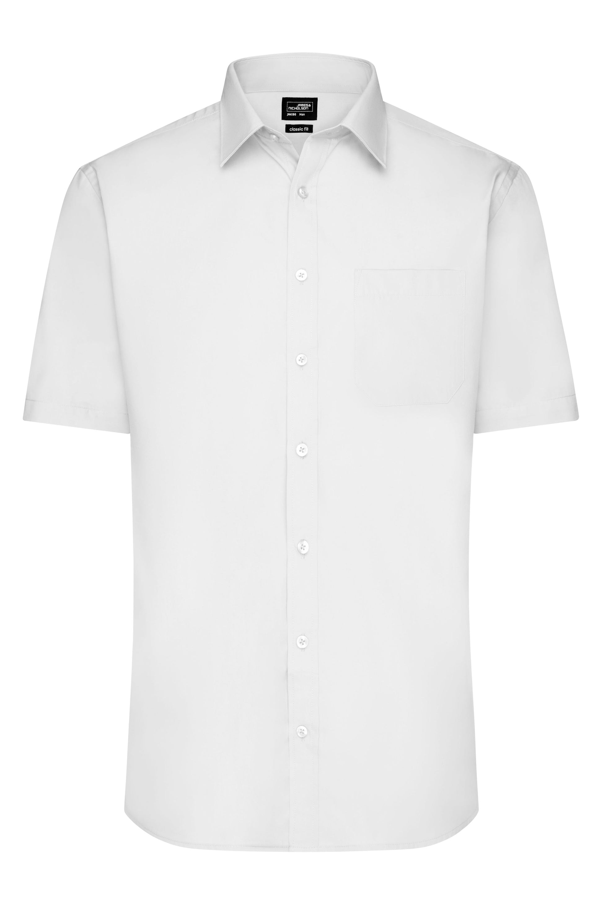 Men's Shirt Short-Sleeved Poplin