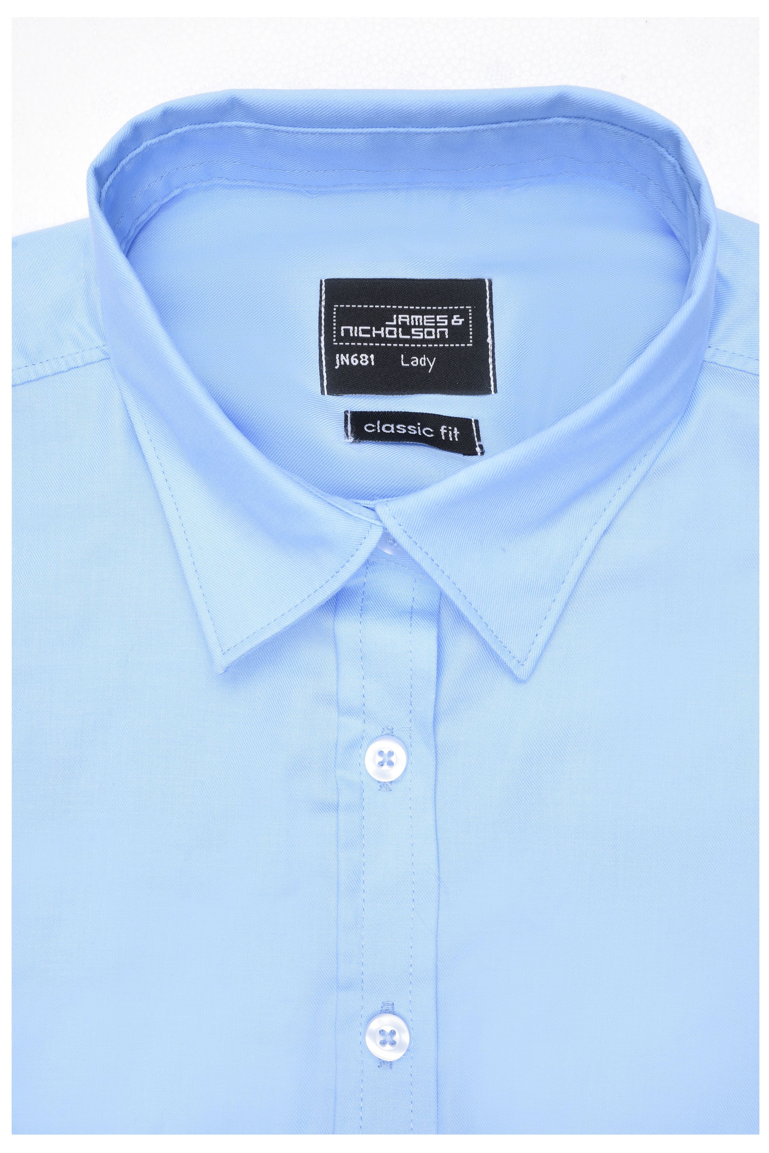 Ladies' Shirt Long-Sleeved Micro-Twill