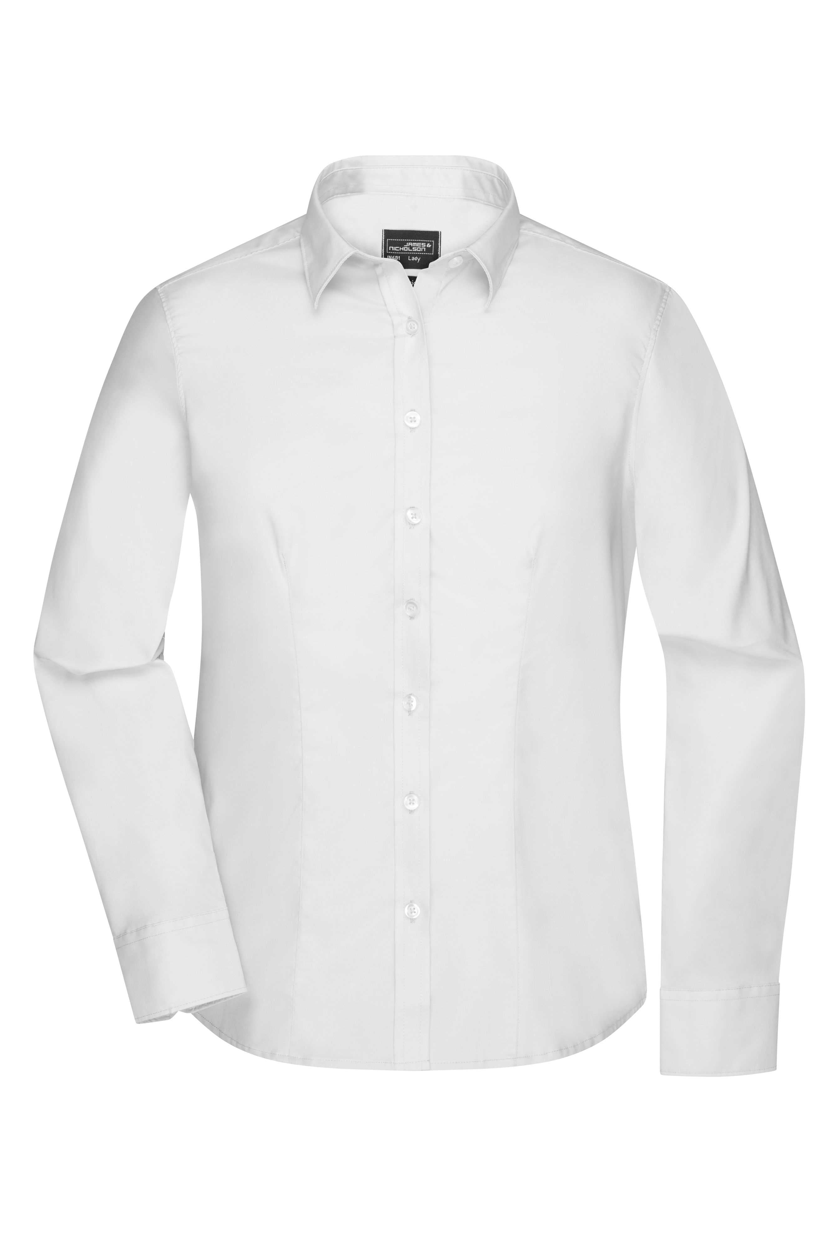Ladies' Shirt Long-Sleeved Micro-Twill