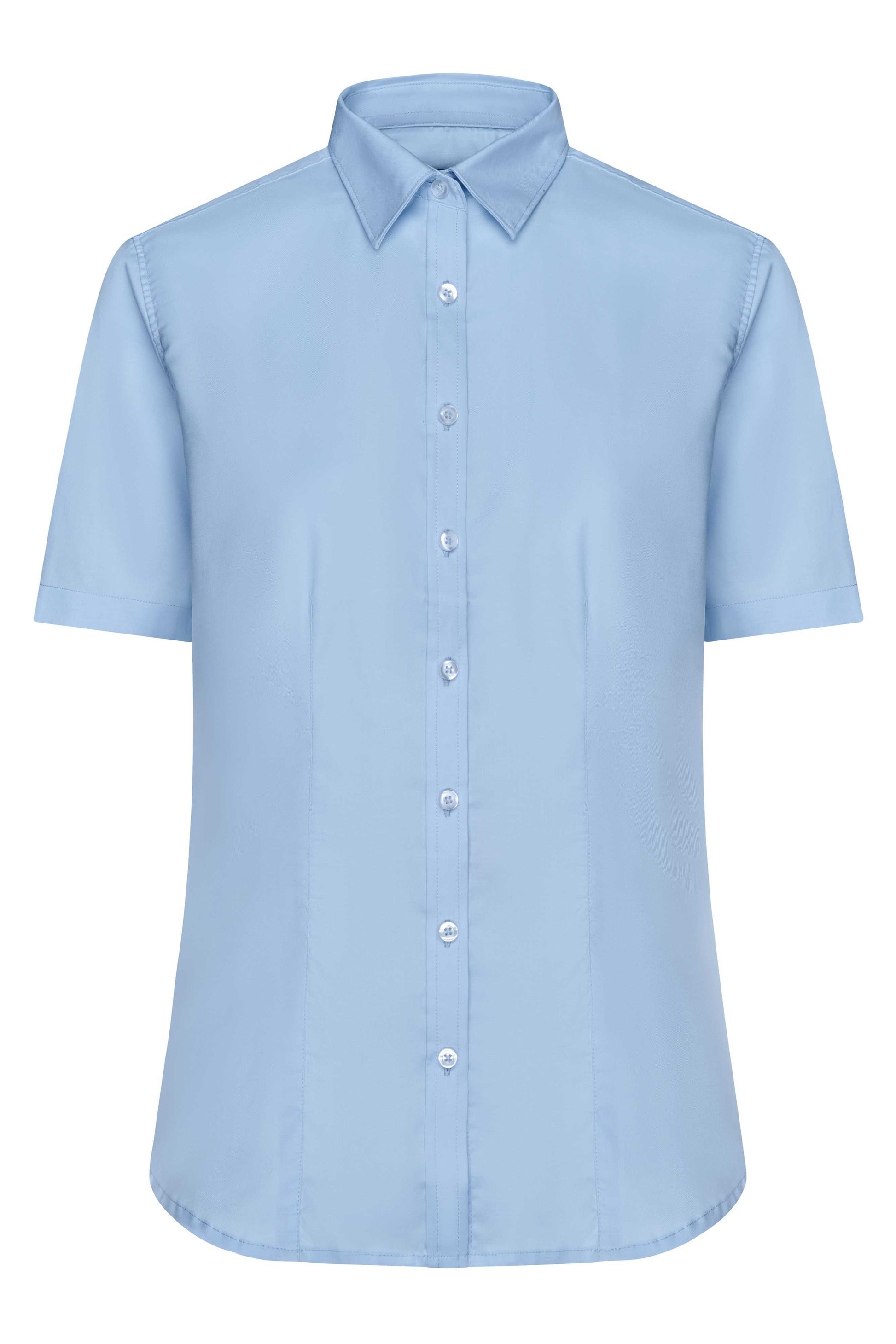 Ladies' Shirt Short-Sleeved Micro-Twill