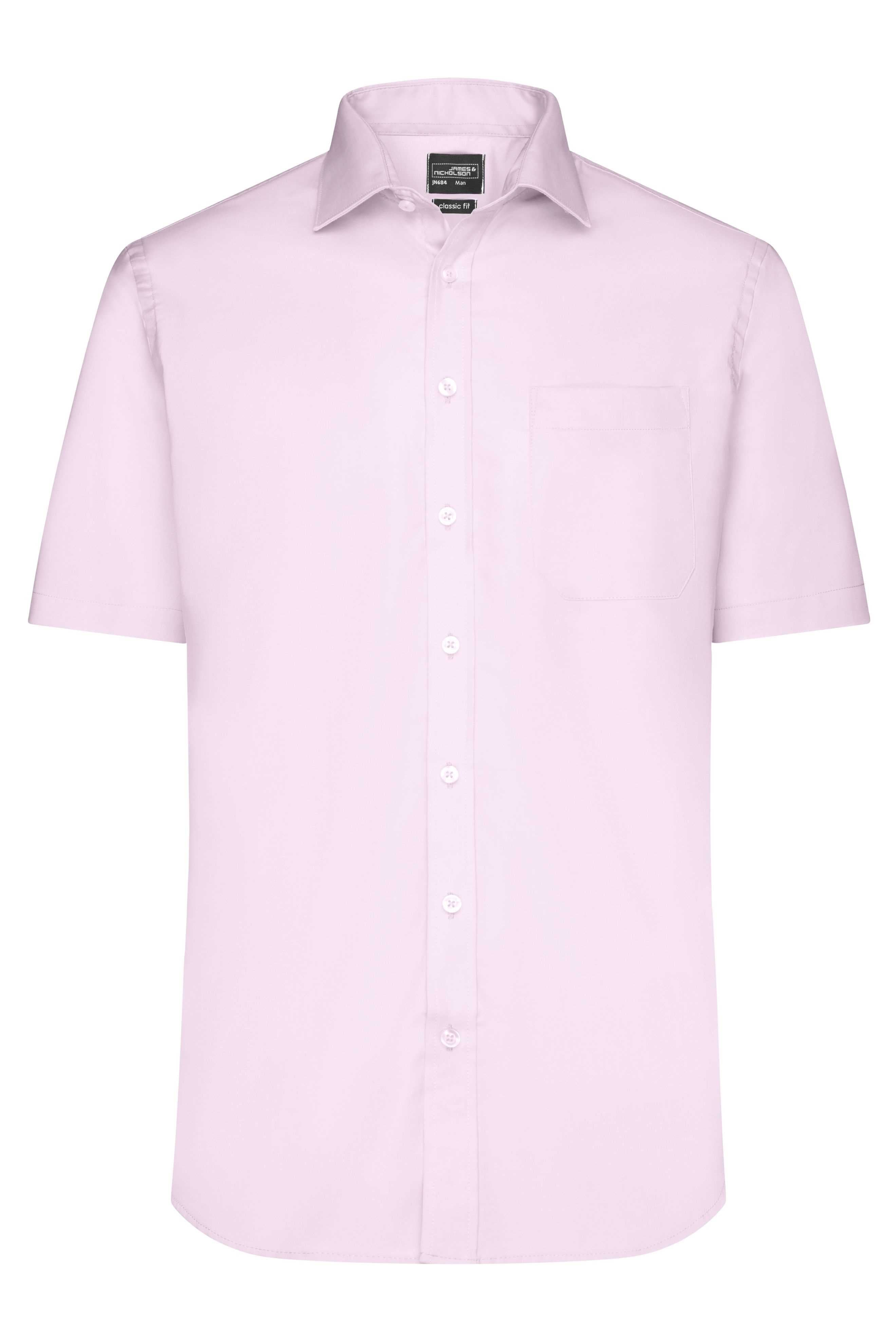 Men's Shirt Short-Sleeved Micro-Twill