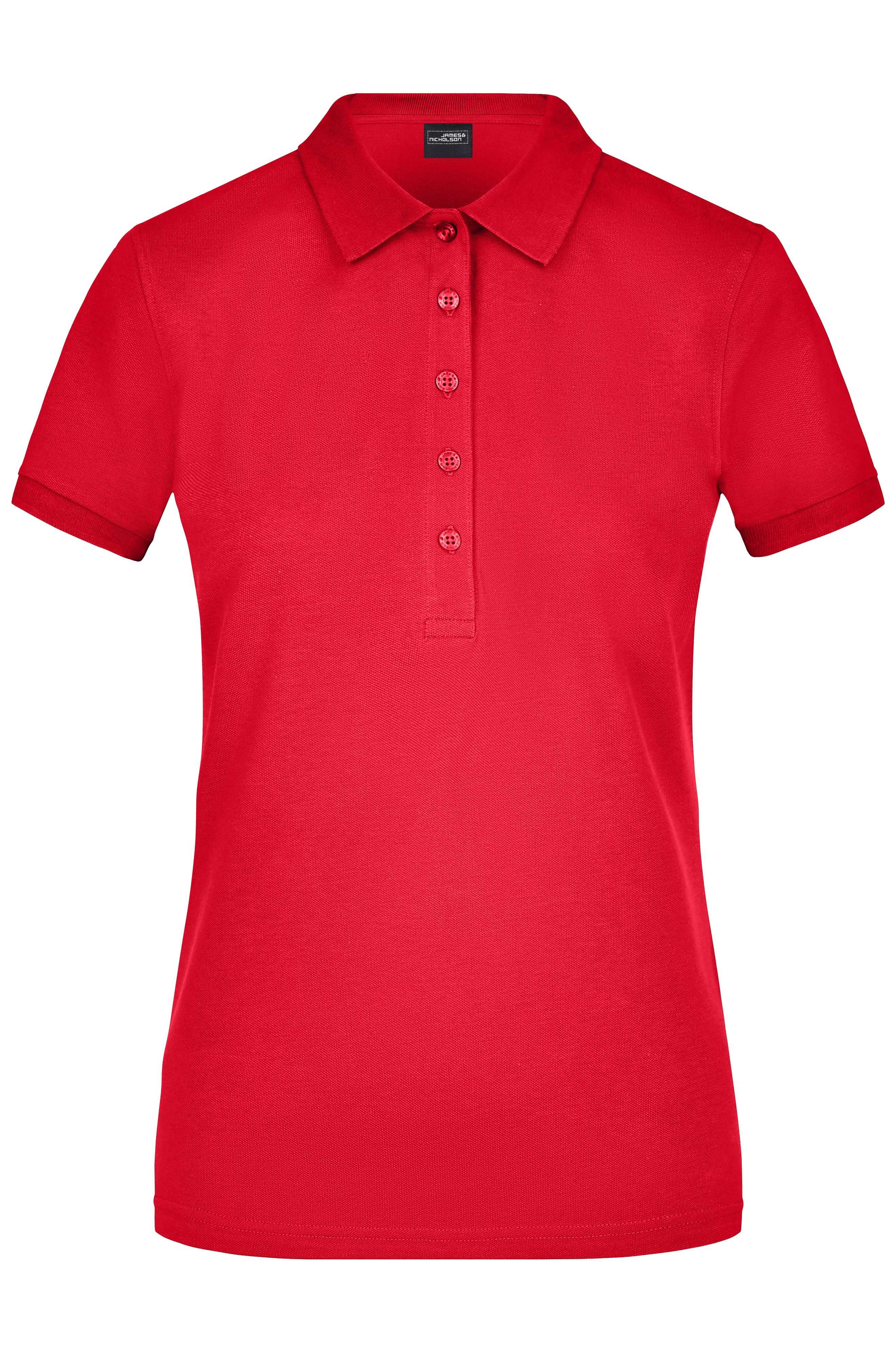 Ladies' Elastic Polo Piqué