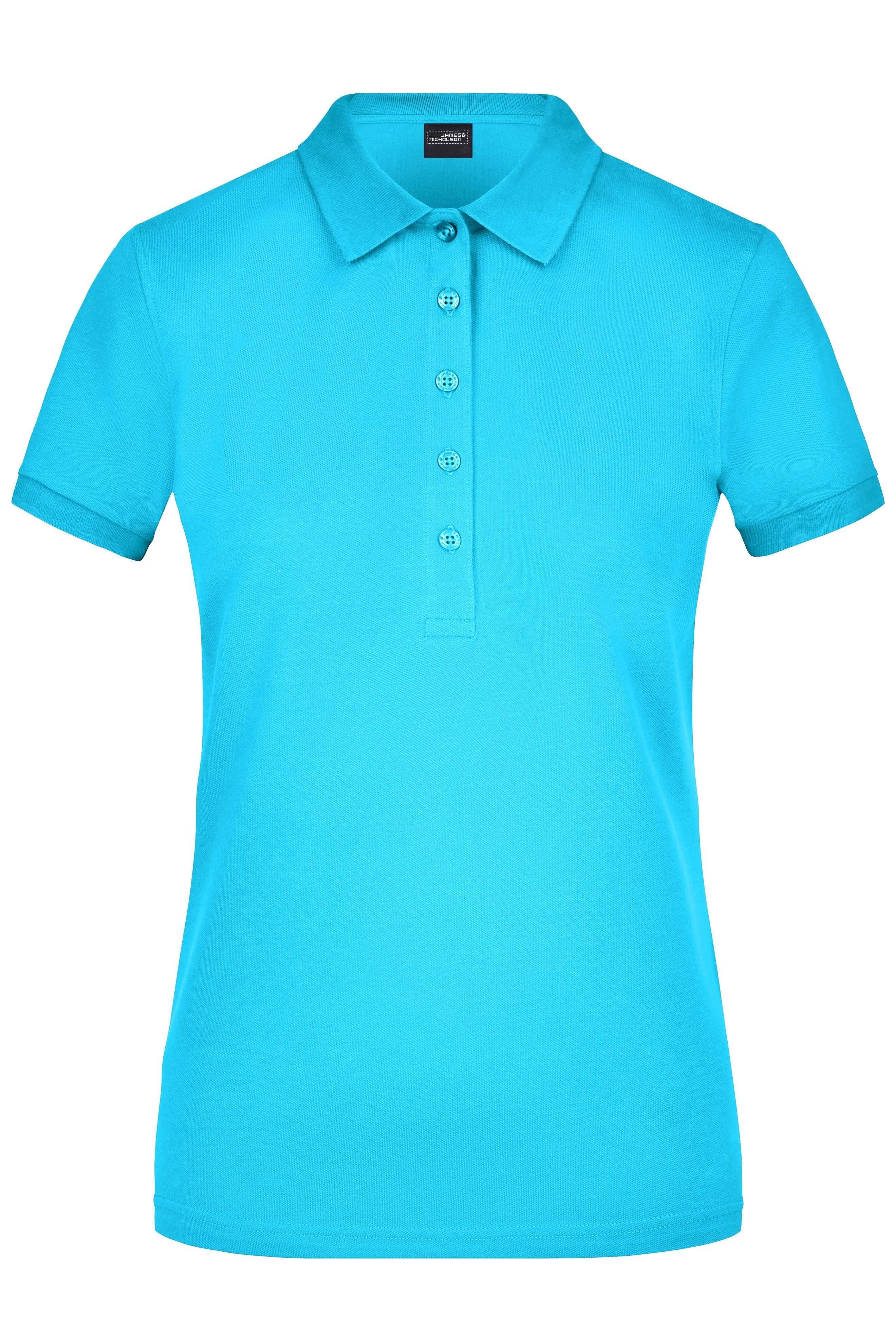 Ladies' Elastic Polo Piqué