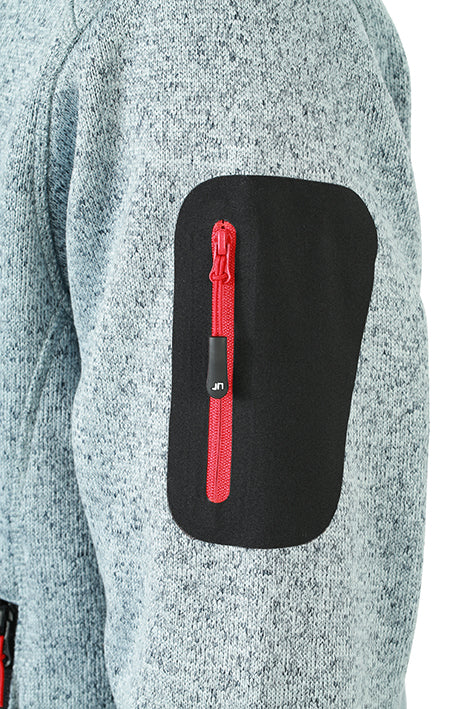 Men's Knitted Fleece Jacket