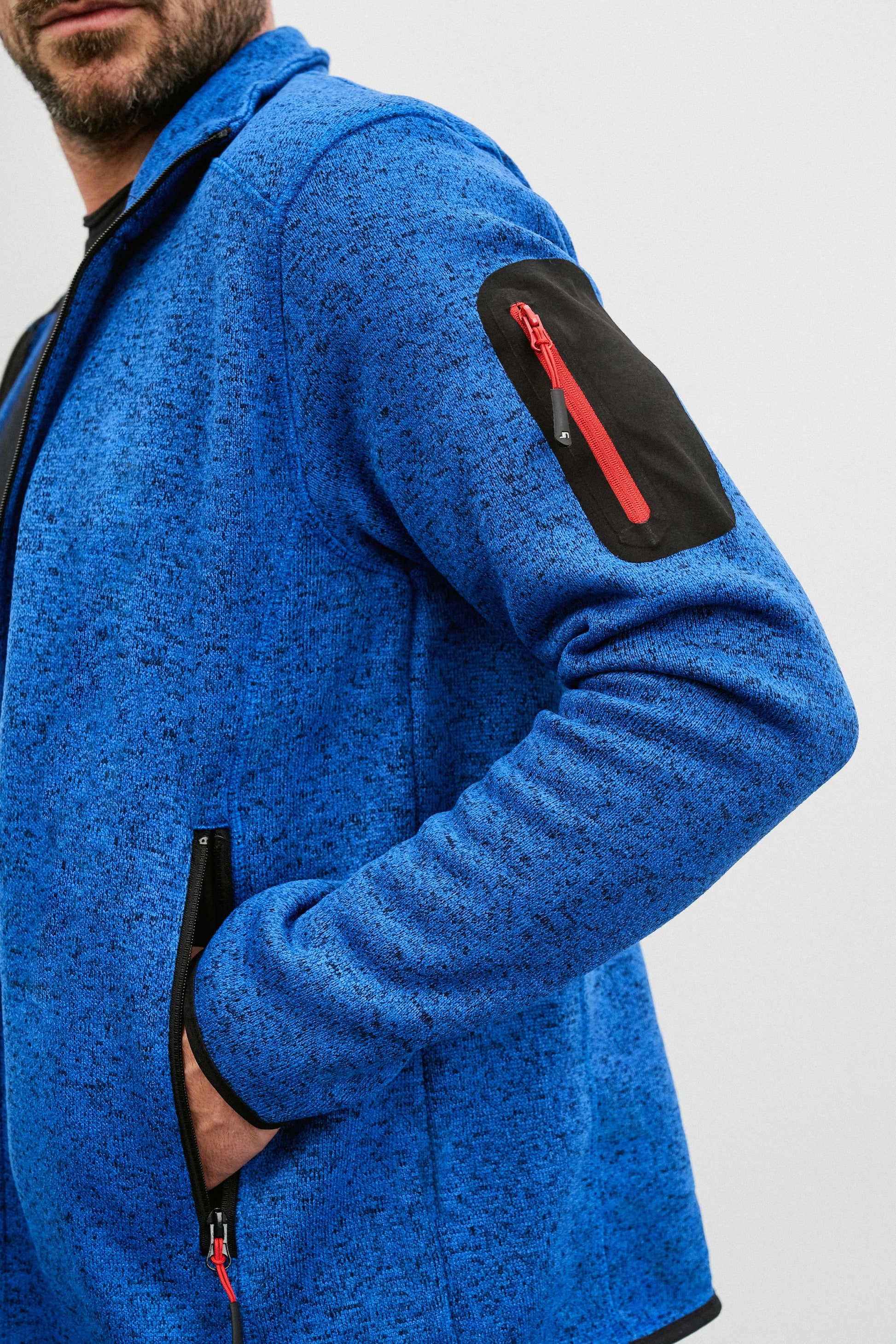 Men's Knitted Fleece Jacket