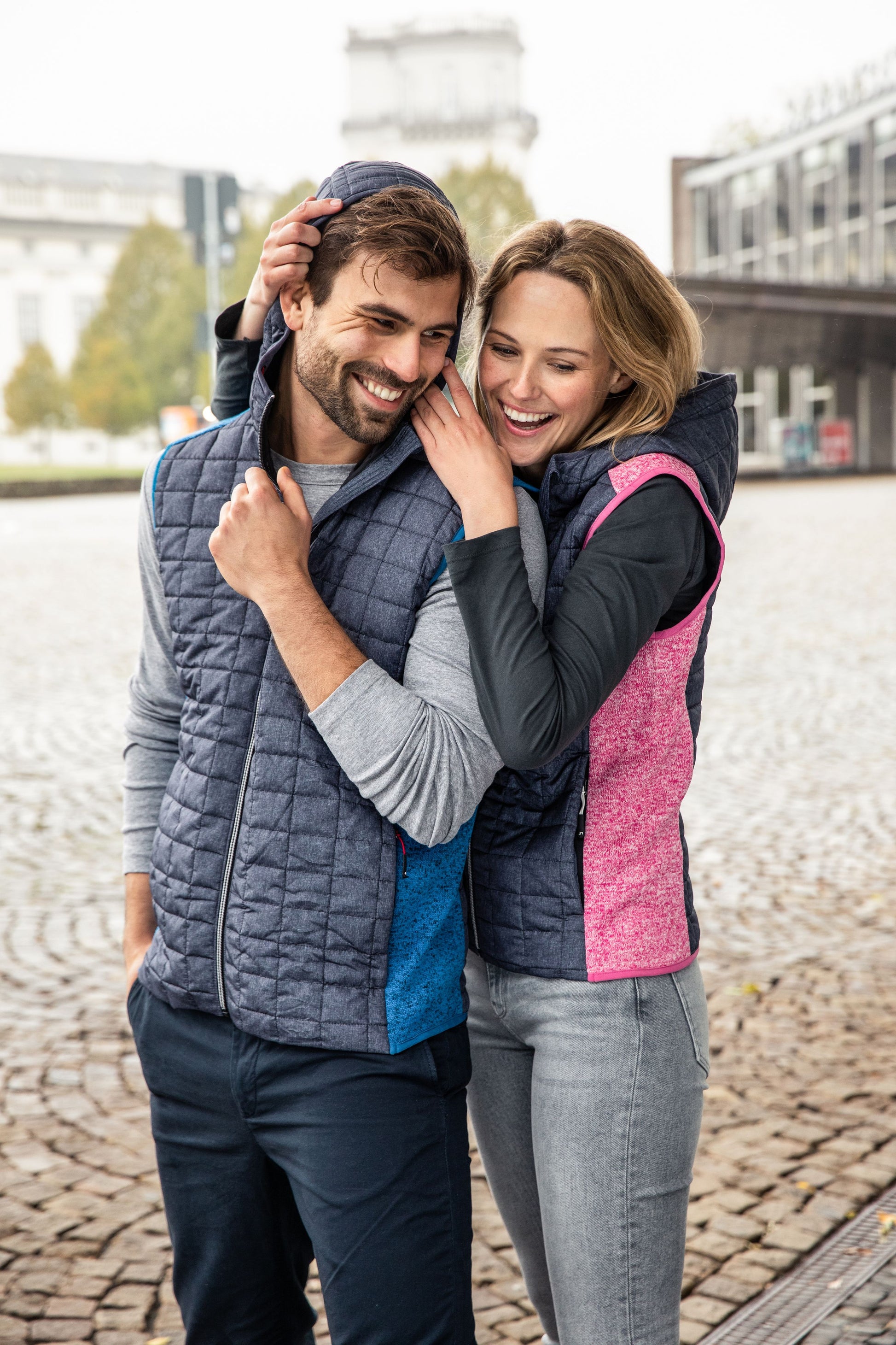 Men's Knitted Hybrid Vest