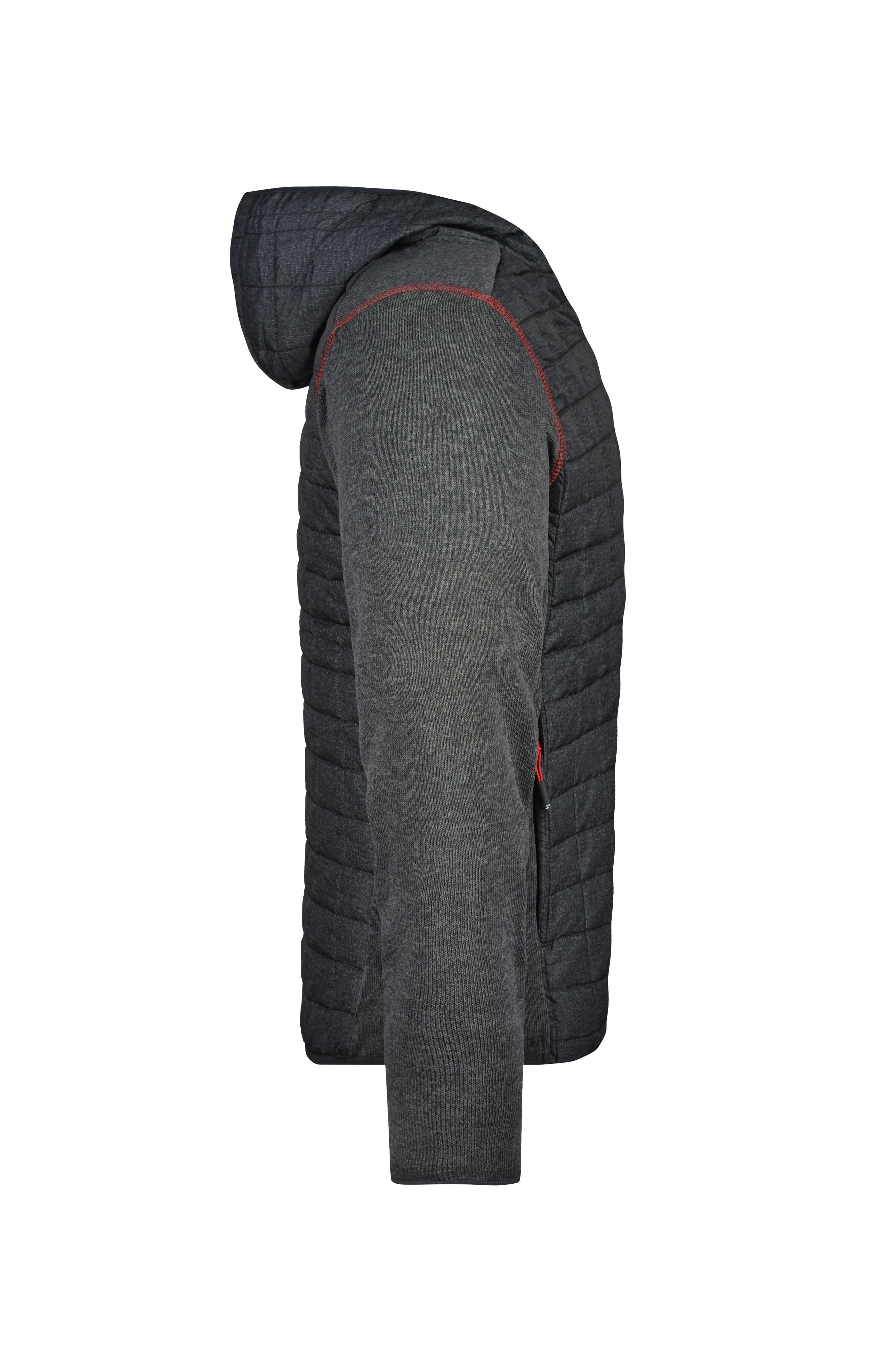 Men's Knitted Hybrid Jacket