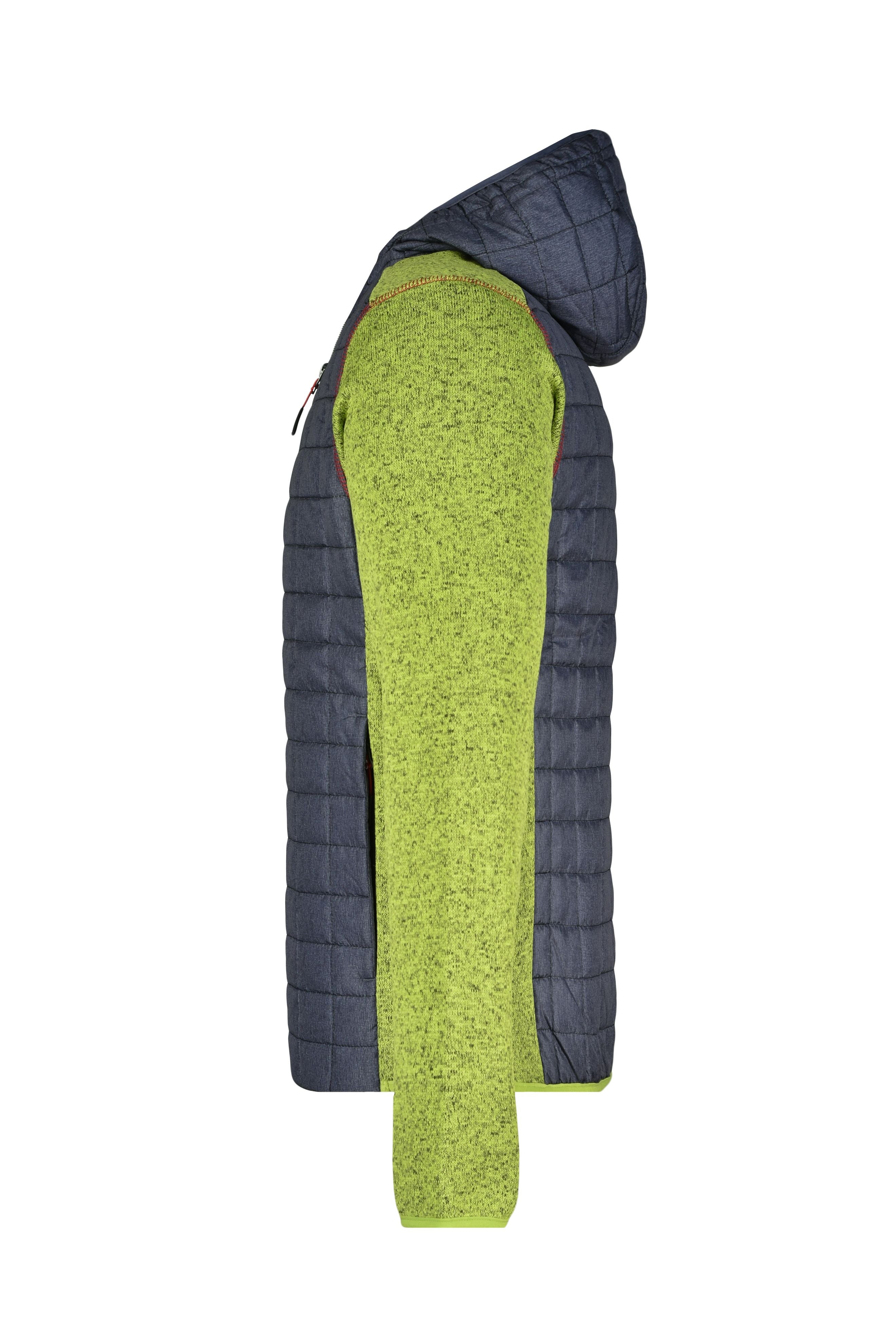 Men's Knitted Hybrid Jacket
