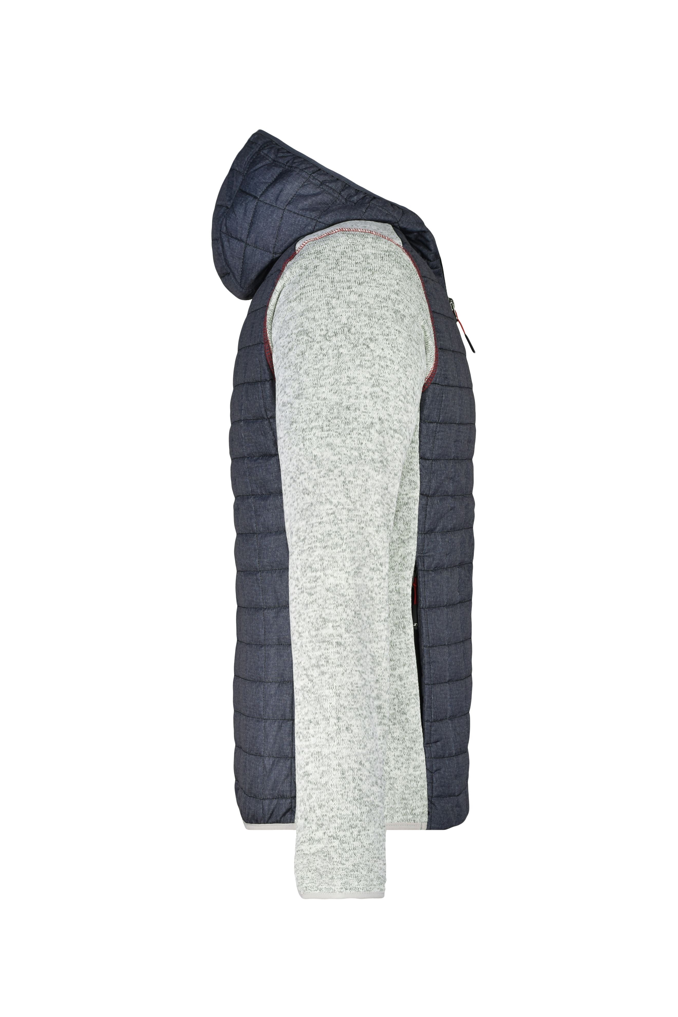 Men's Knitted Hybrid Jacket