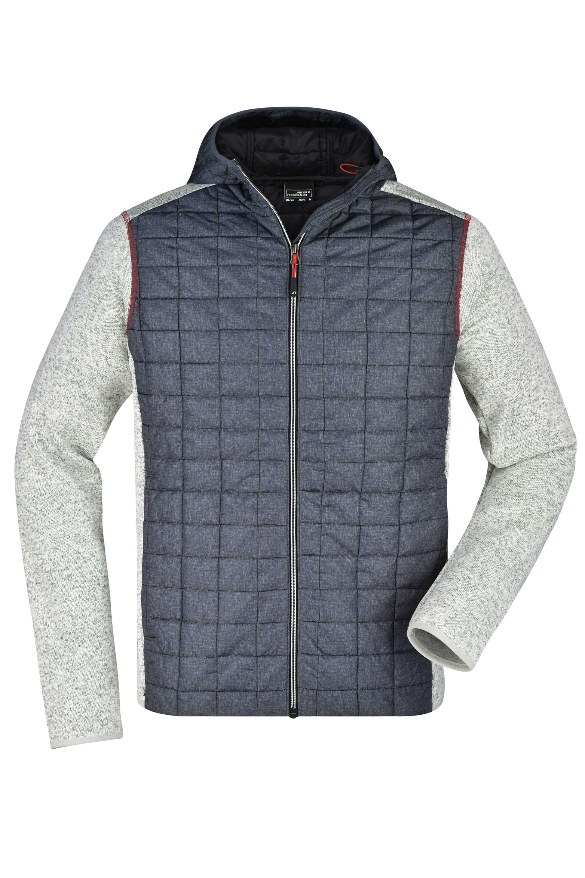 Men's Knitted Hybrid Jacket