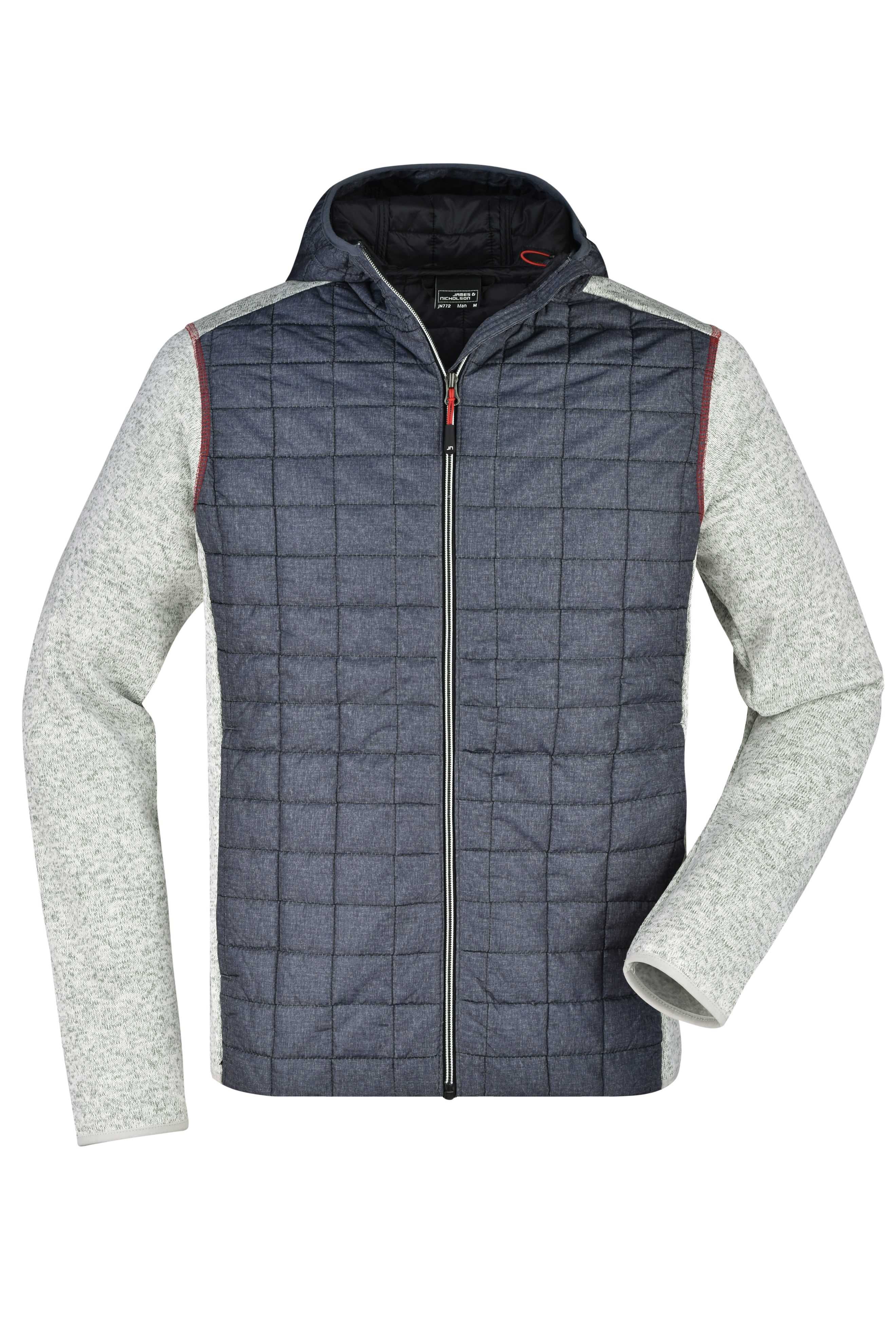 Men's Knitted Hybrid Jacket