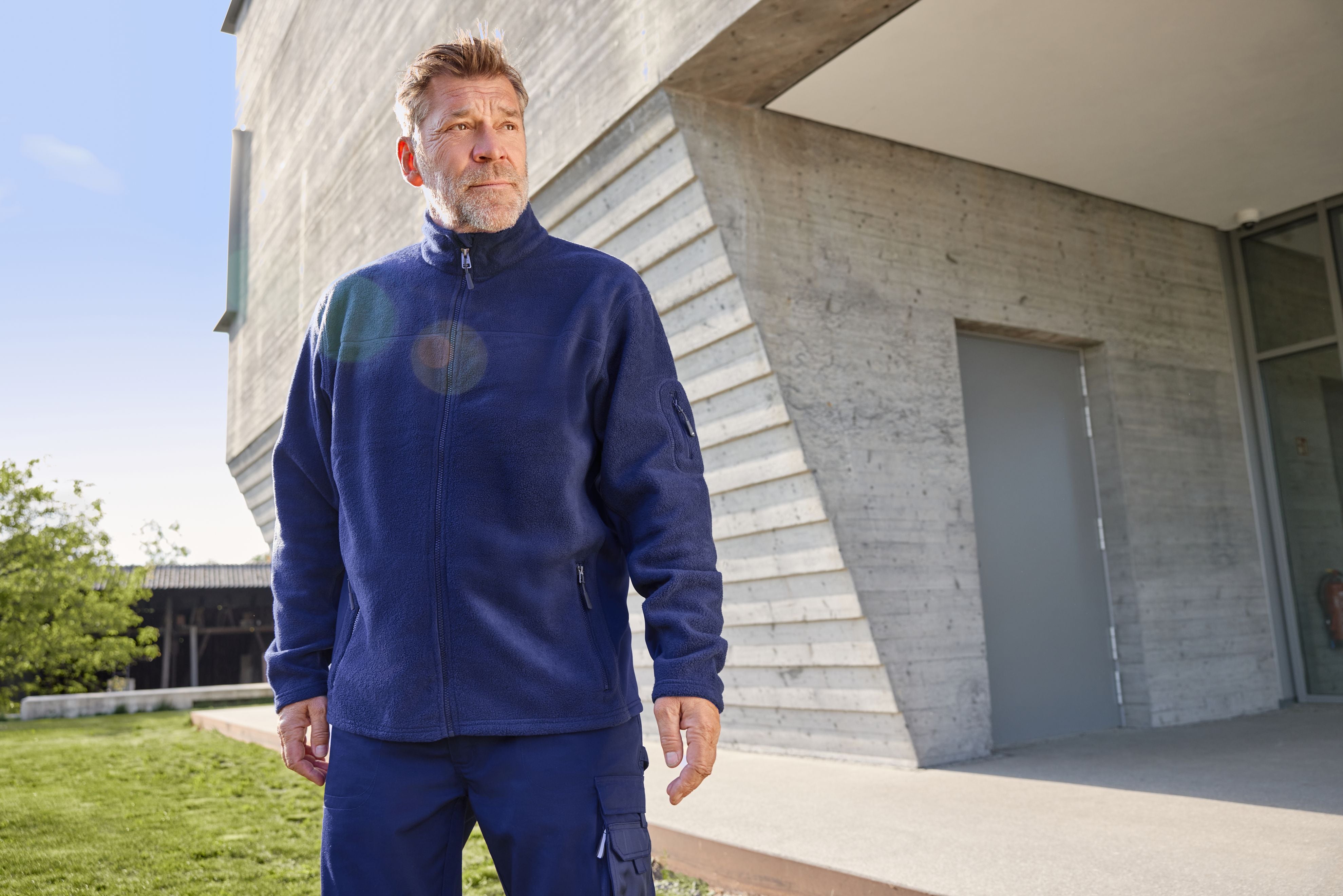 Men's Workwear Fleece Jacket - STRONG -