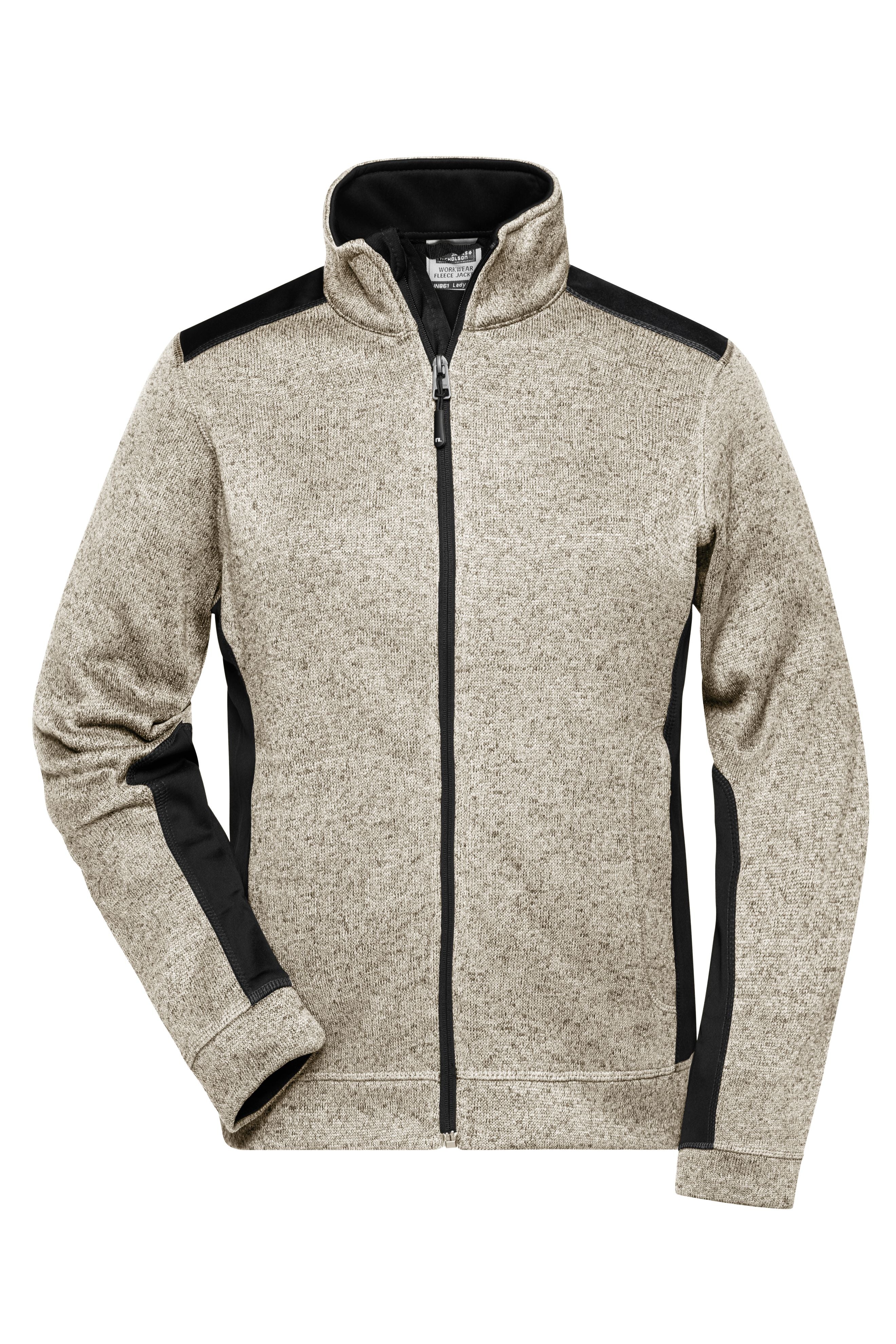 Ladies' Knitted Workwear Fleece Jacket - STRONG -