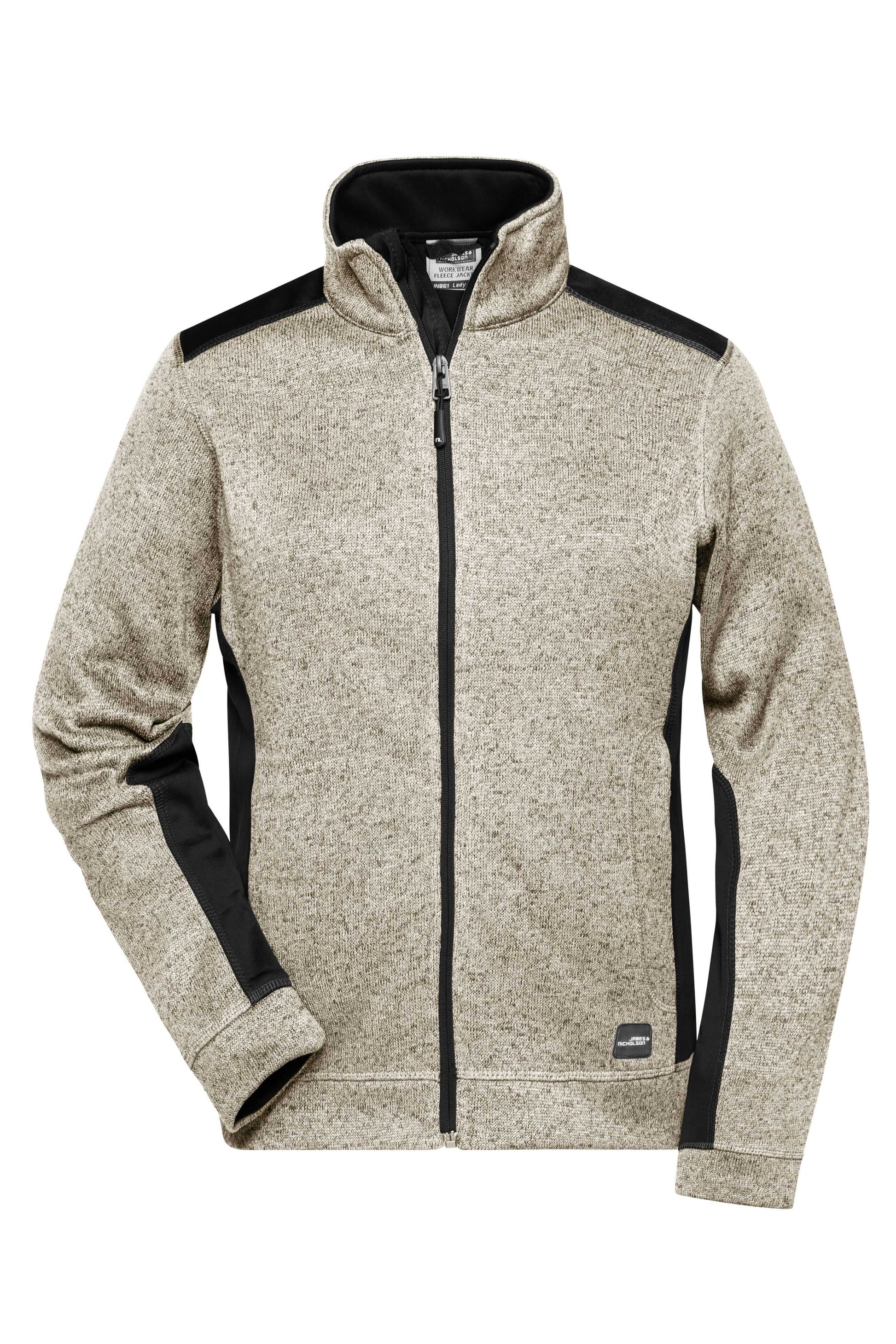 Ladies' Knitted Workwear Fleece Jacket - STRONG -