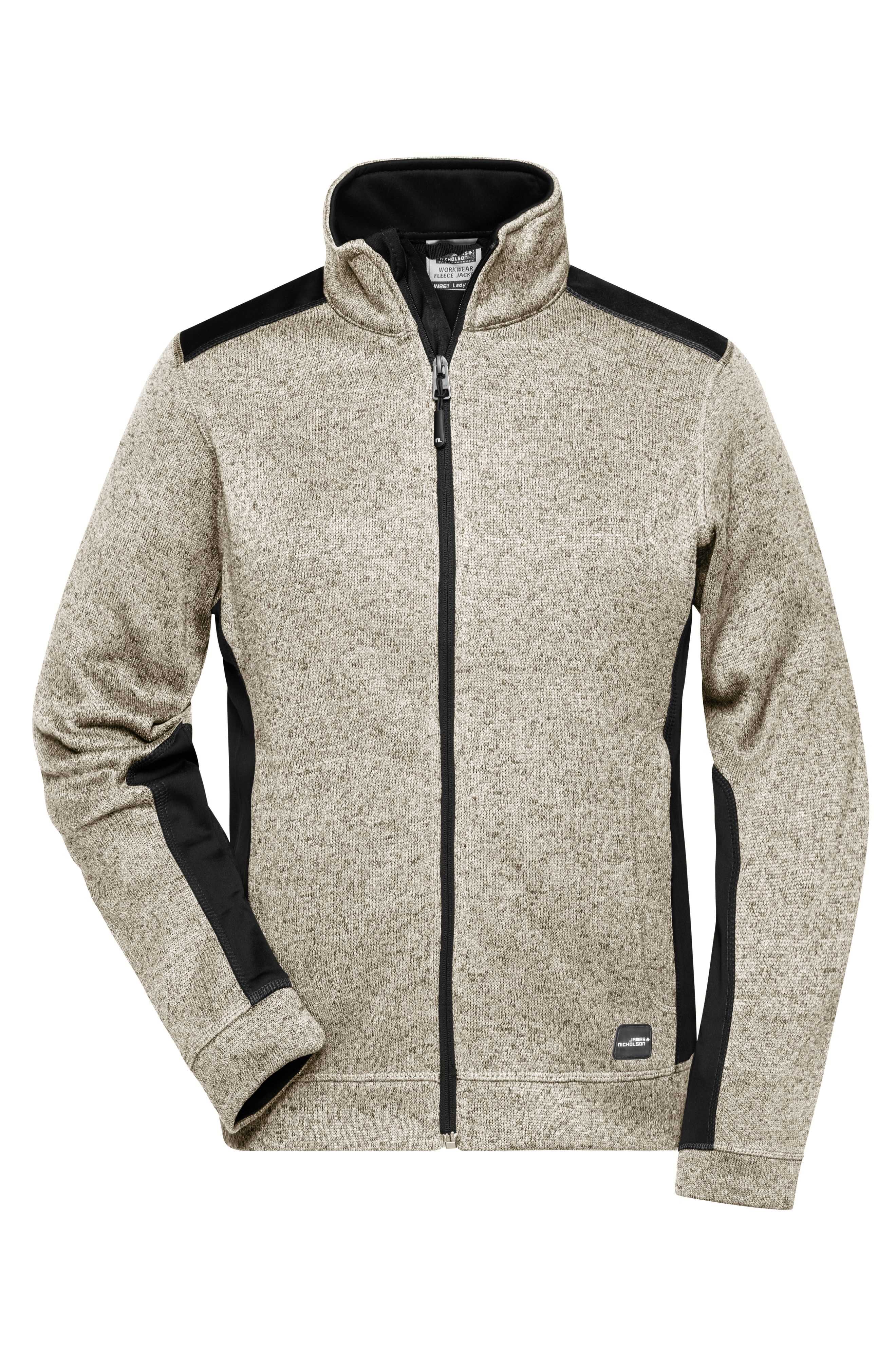 Ladies' Knitted Workwear Fleece Jacket - STRONG -
