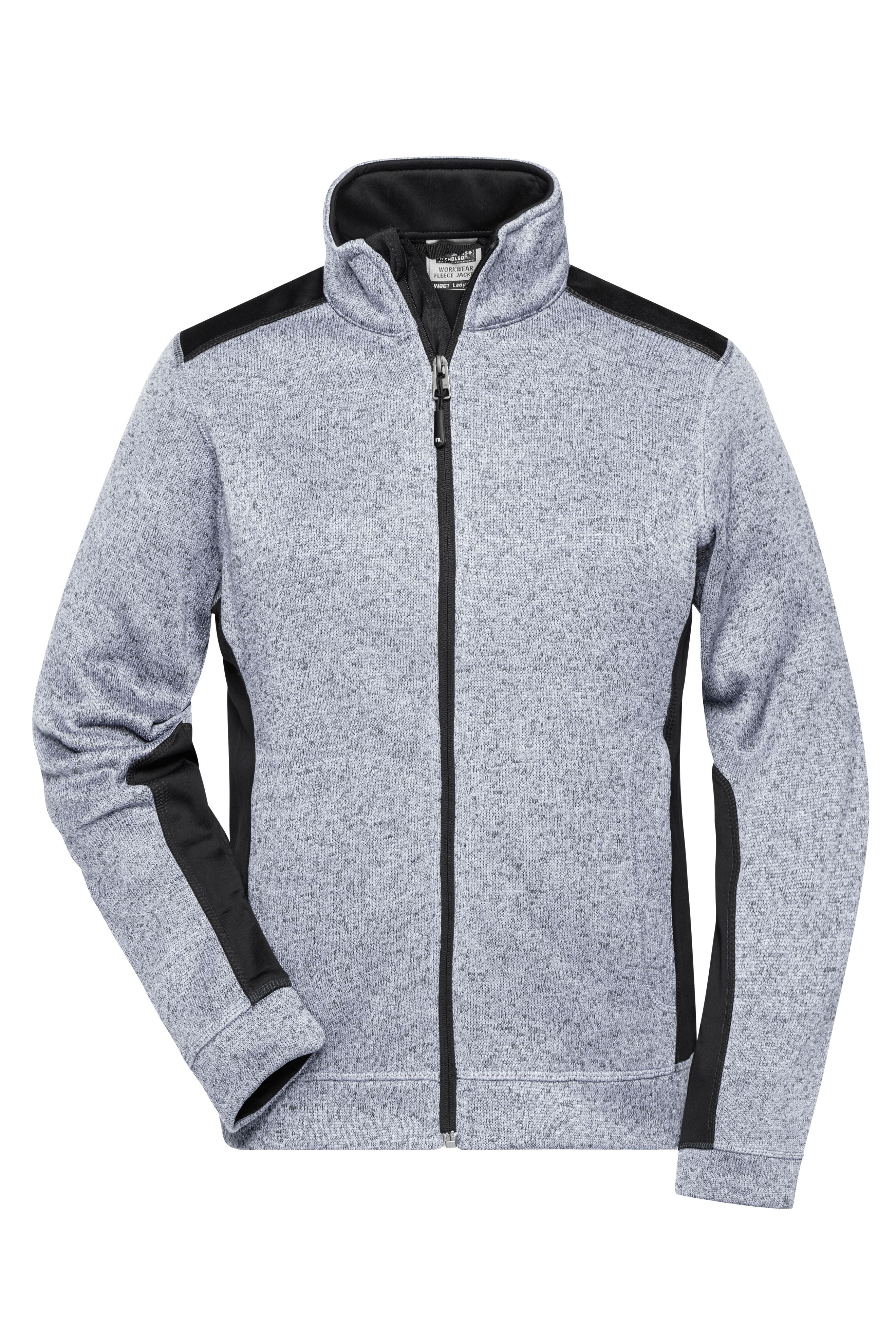 Ladies' Knitted Workwear Fleece Jacket - STRONG -