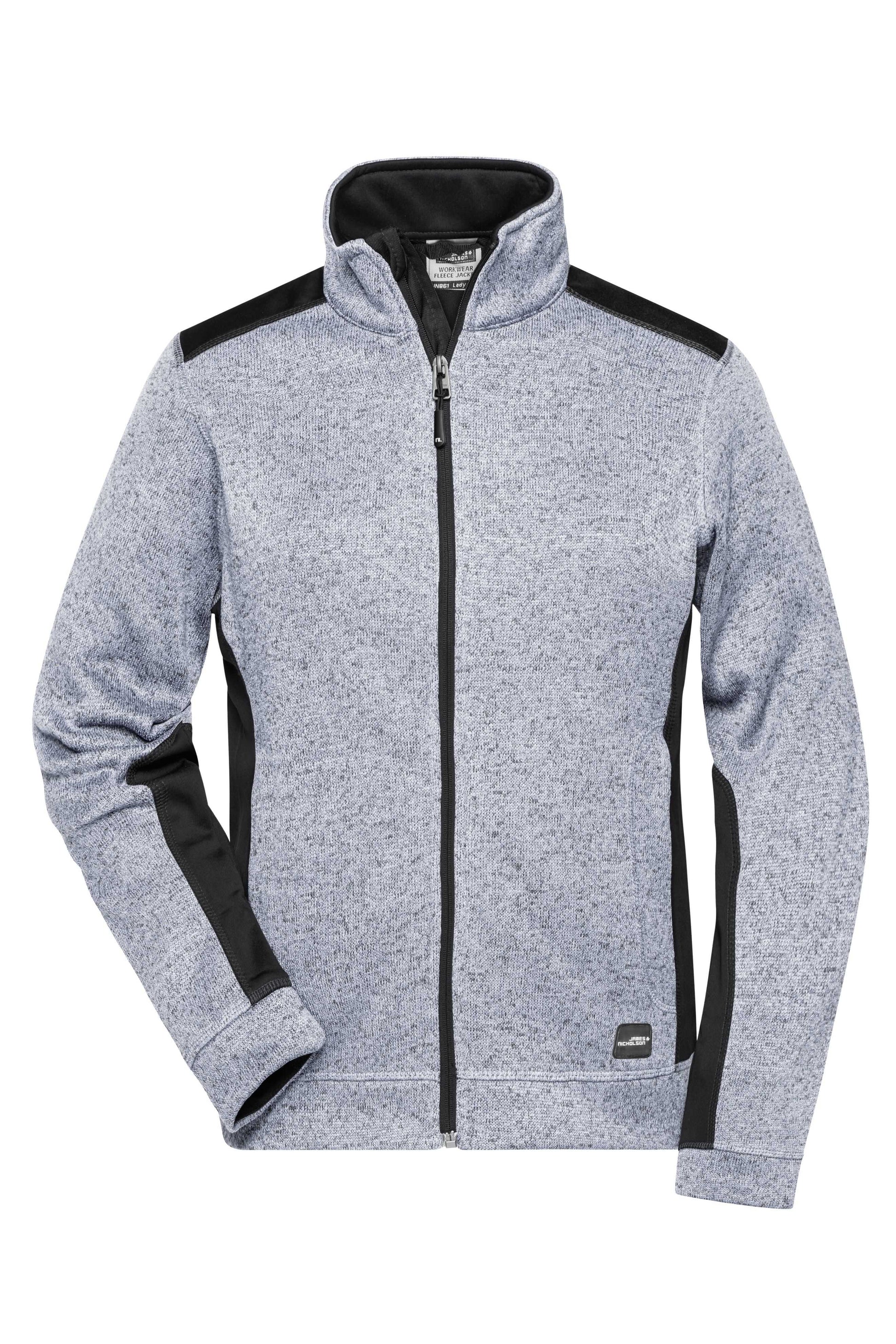 Ladies' Knitted Workwear Fleece Jacket - STRONG -