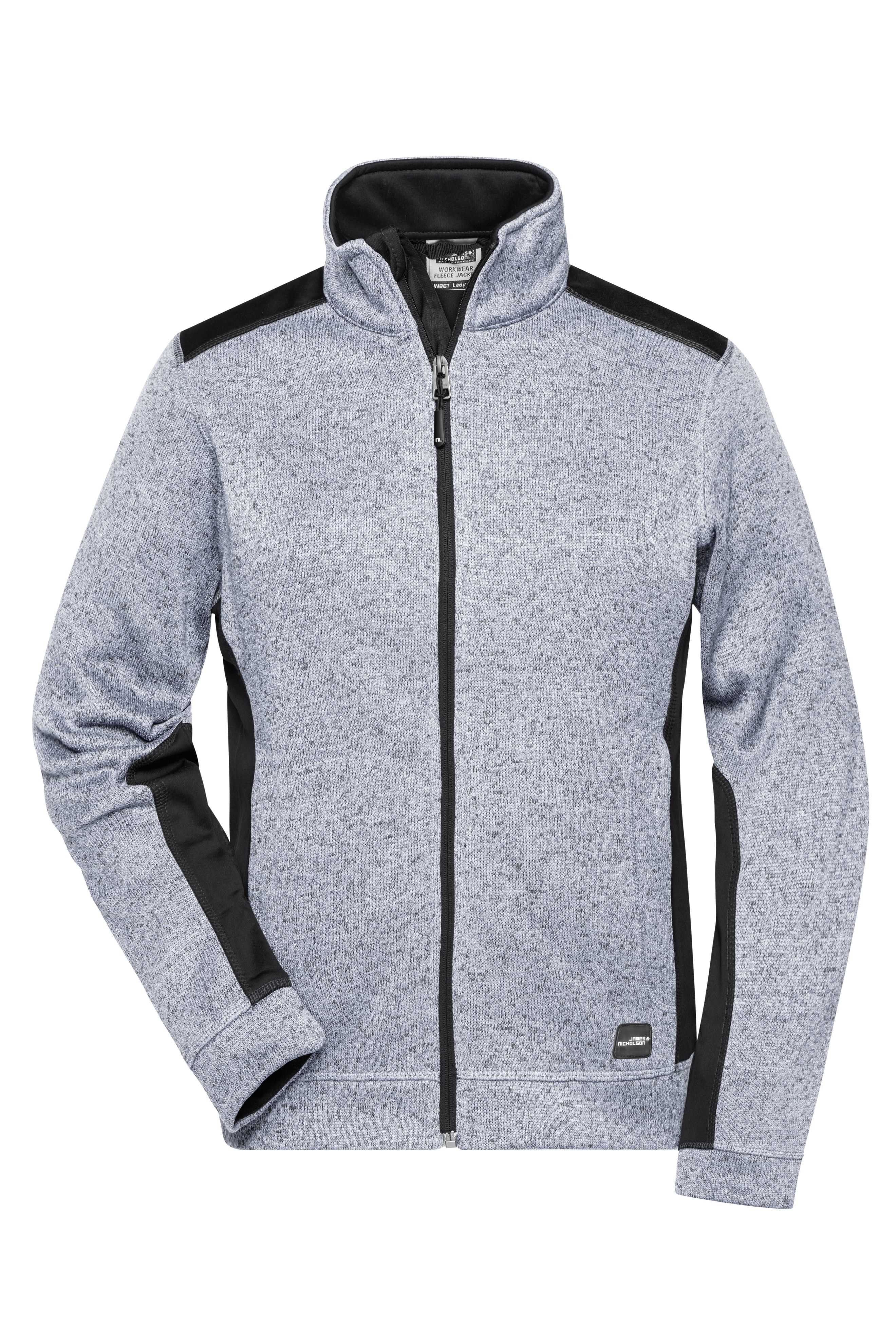 Ladies' Knitted Workwear Fleece Jacket - STRONG -