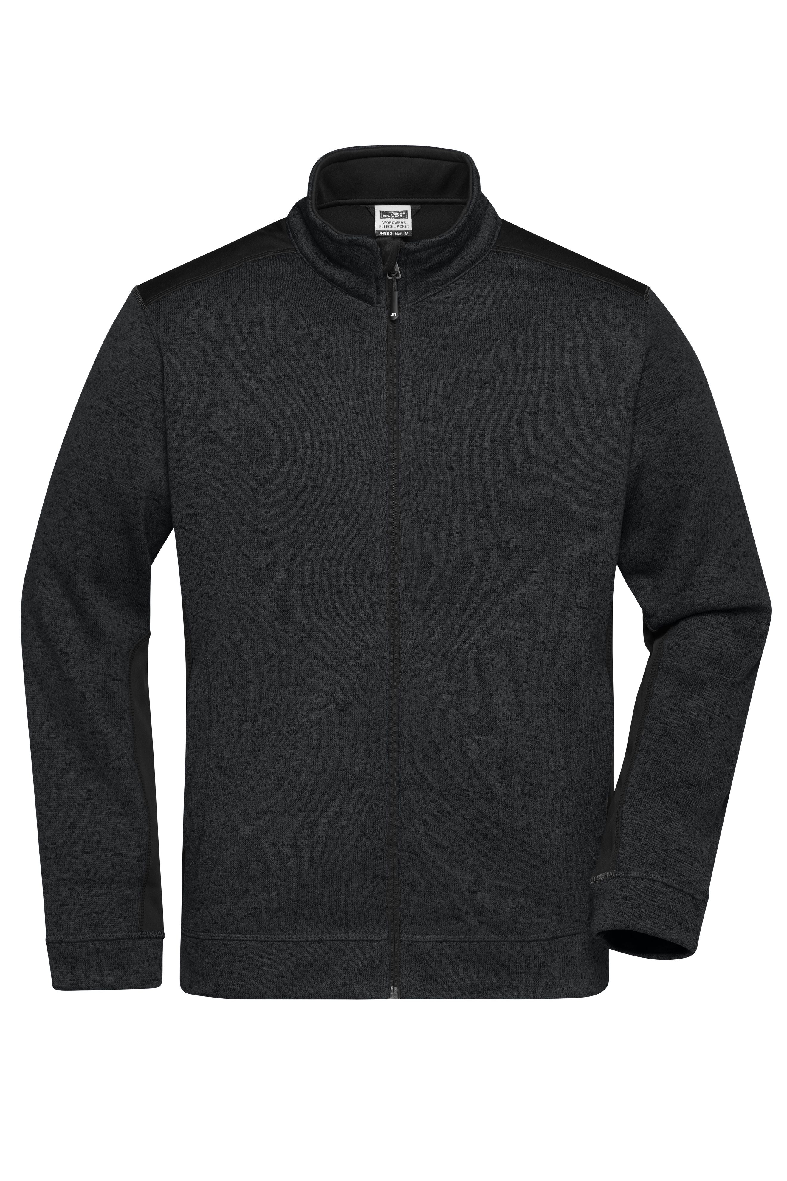 Men's Knitted Workwear Fleece Jacket - STRONG -