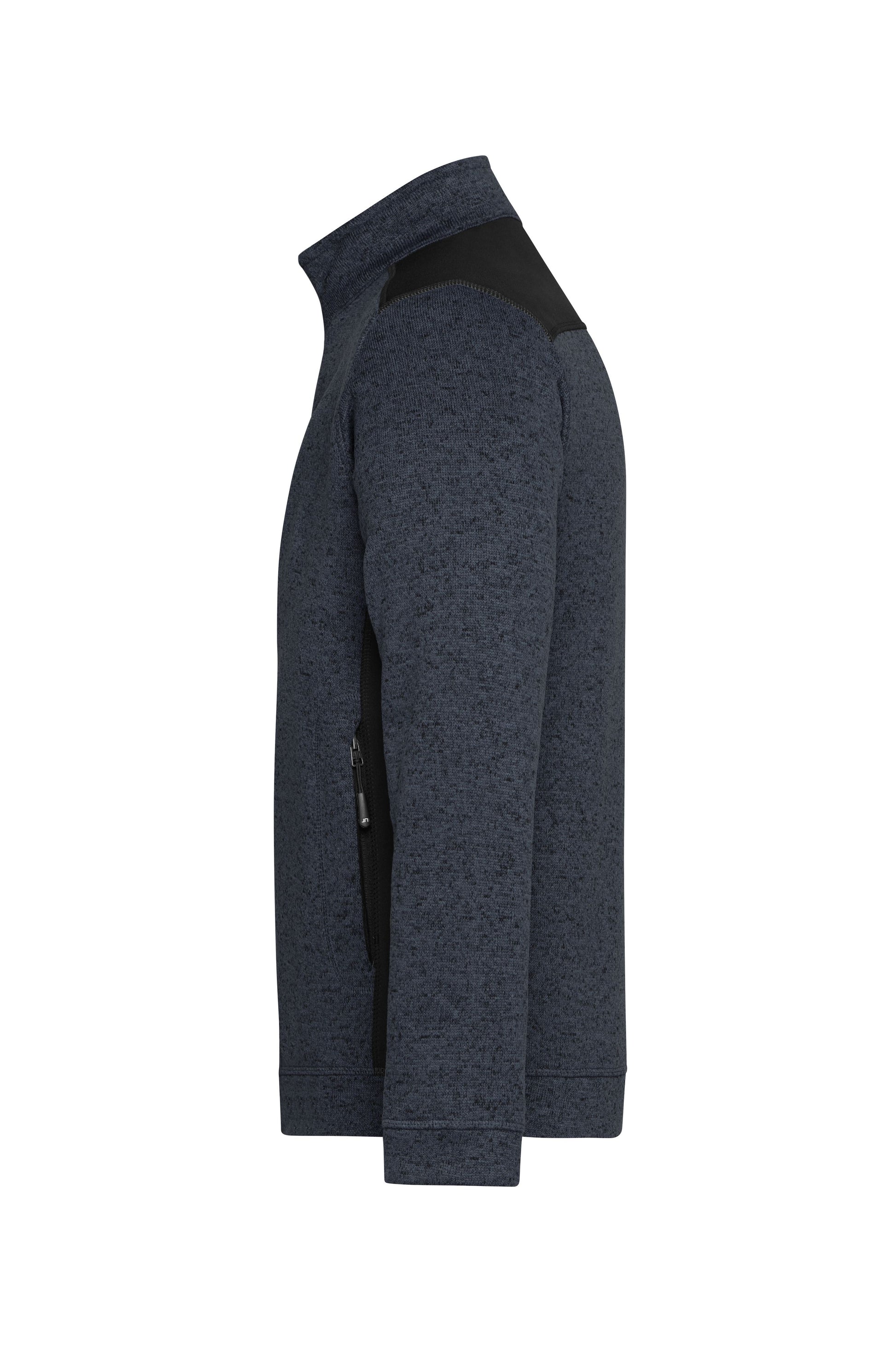 Men's Knitted Workwear Fleece Jacket - STRONG -