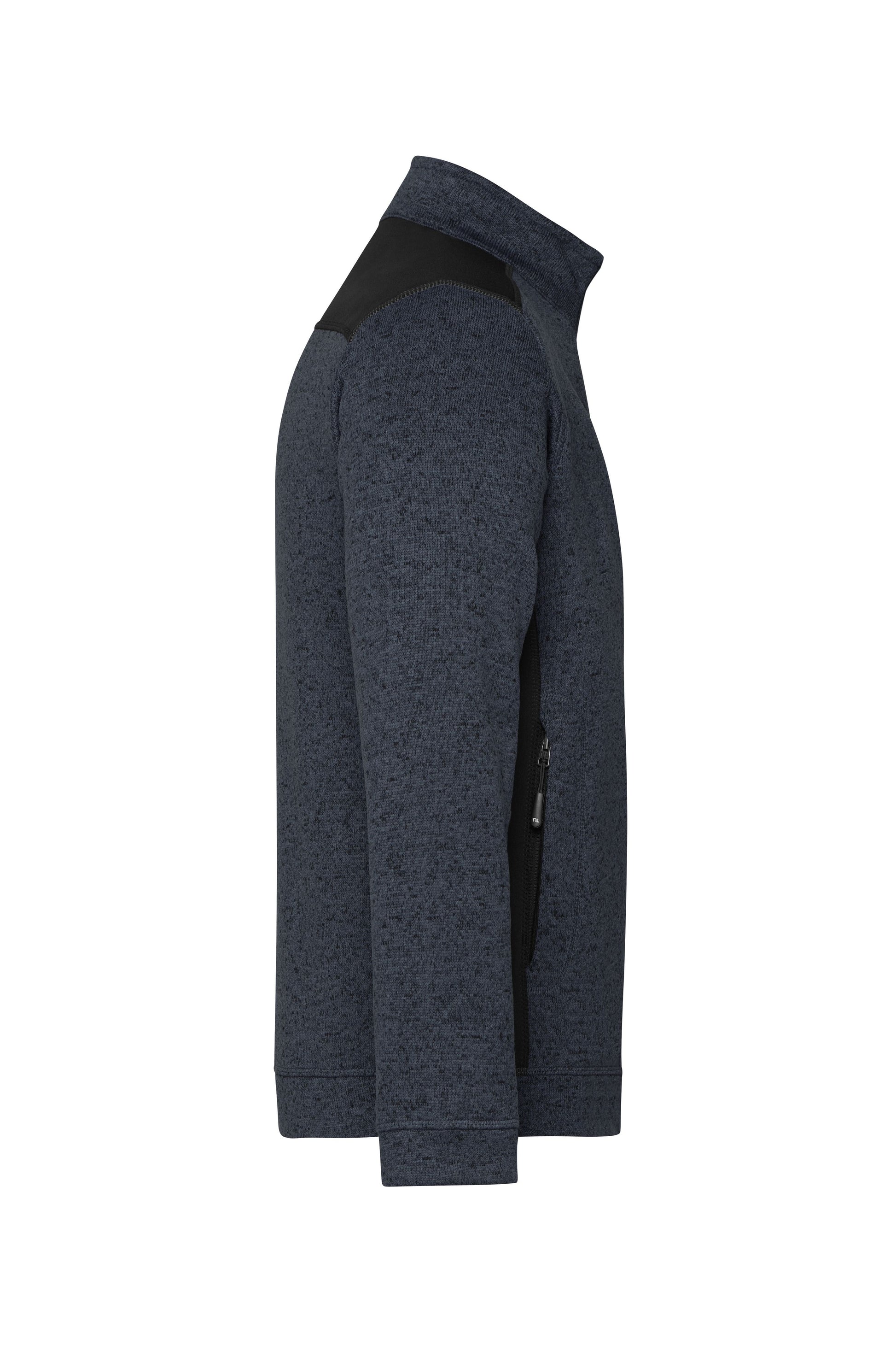 Men's Knitted Workwear Fleece Jacket - STRONG -