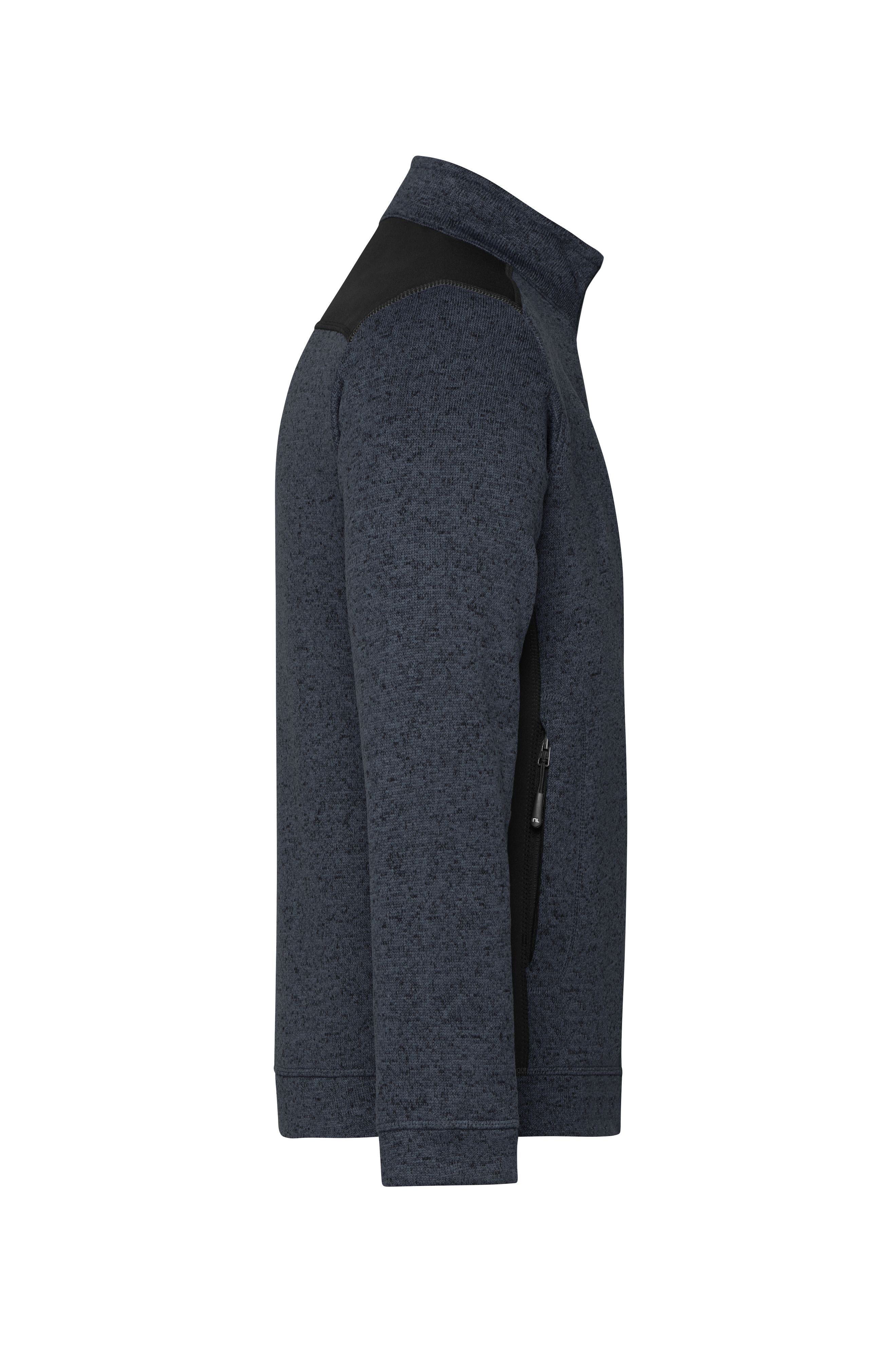 Men's Knitted Workwear Fleece Jacket - STRONG -