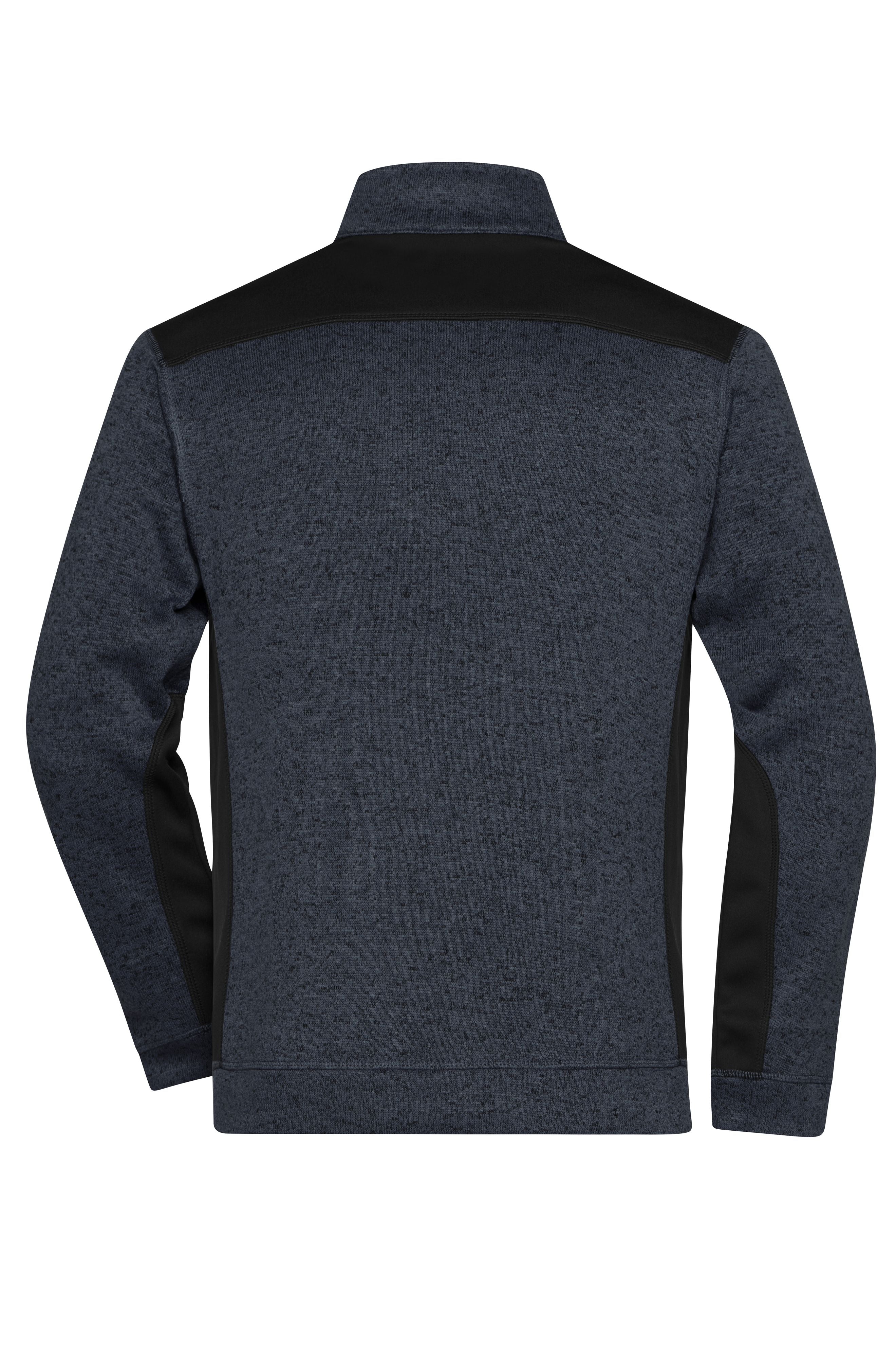 Men's Knitted Workwear Fleece Jacket - STRONG -