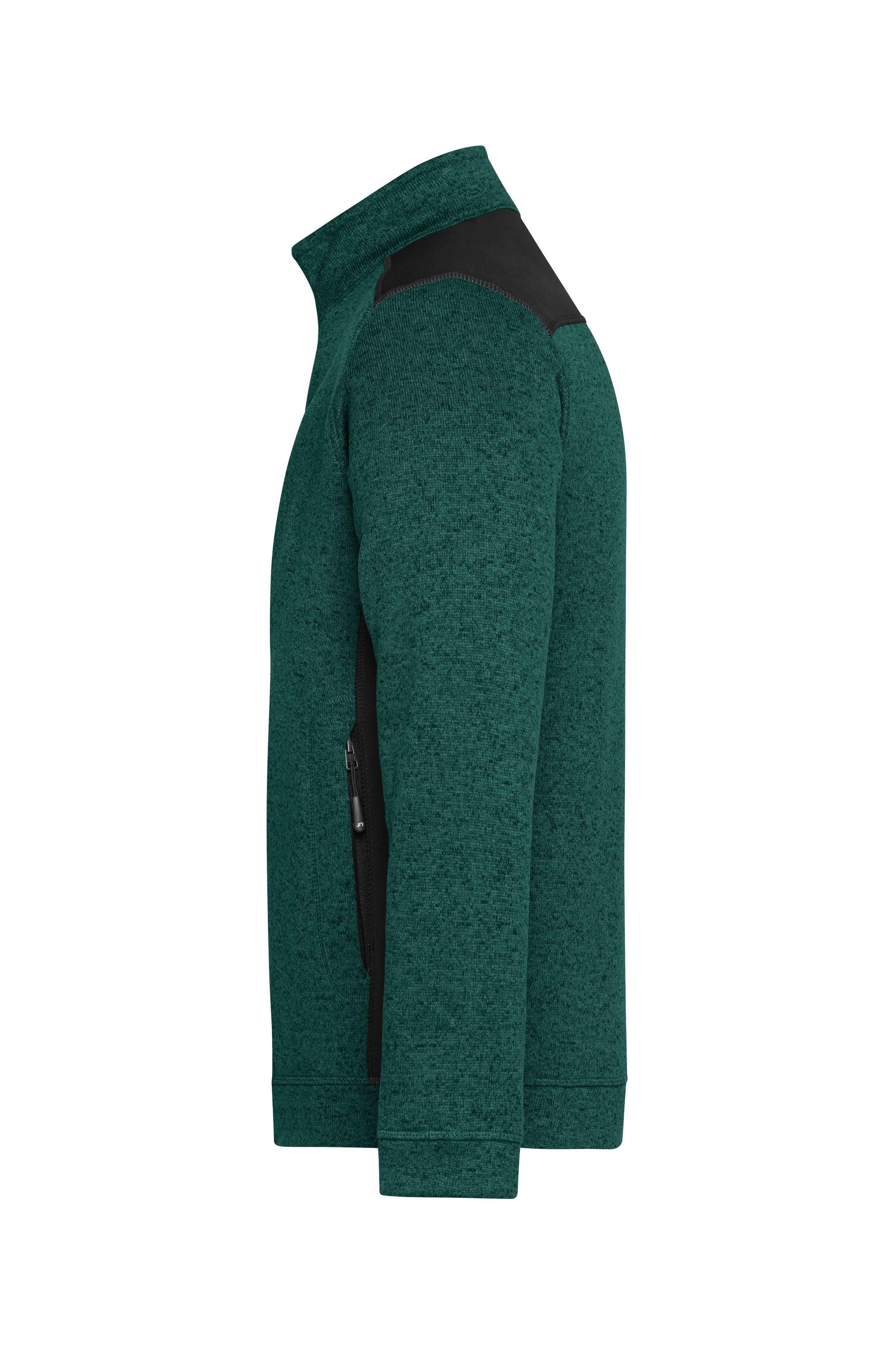 Men's Knitted Workwear Fleece Jacket - STRONG -