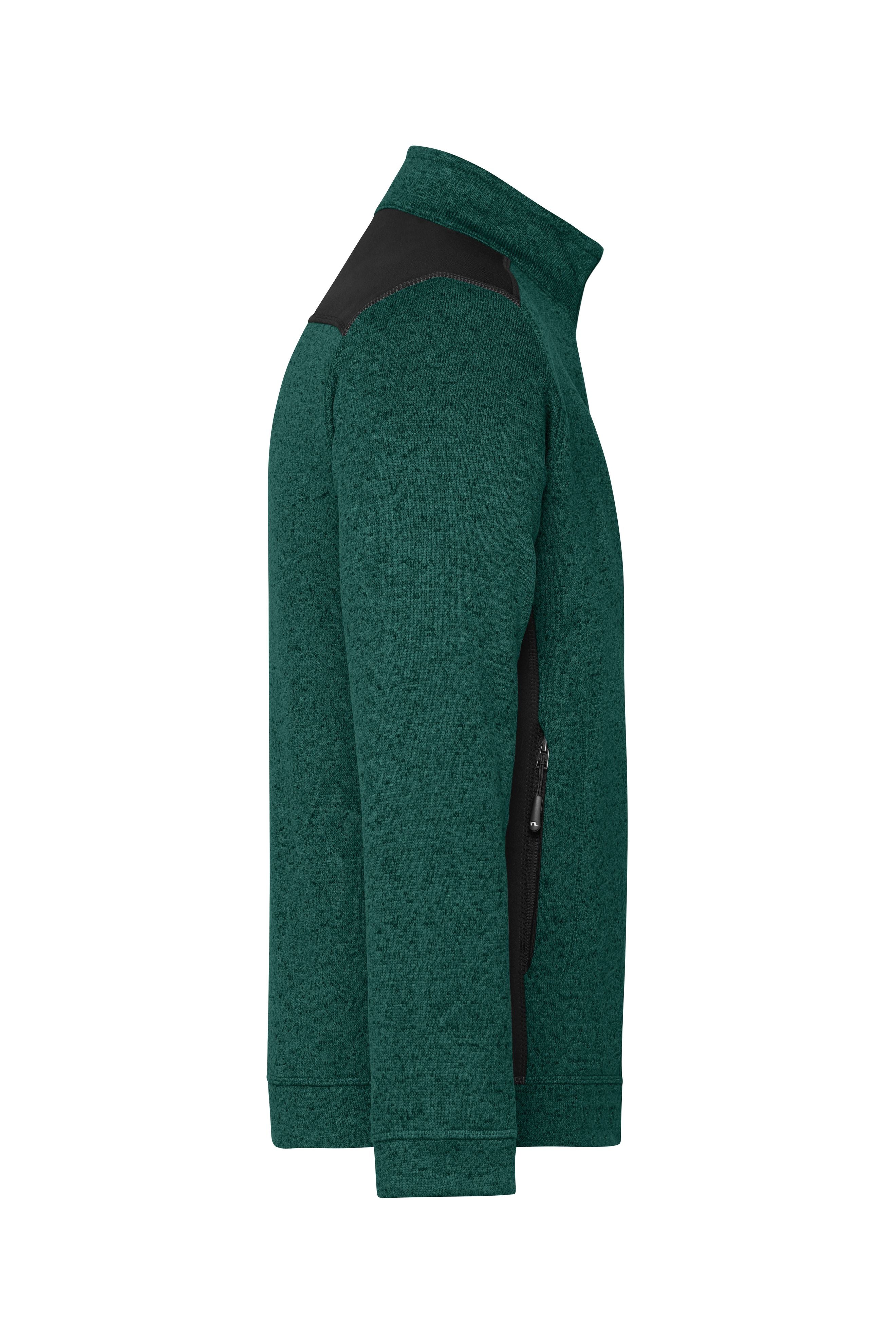 Men's Knitted Workwear Fleece Jacket - STRONG -