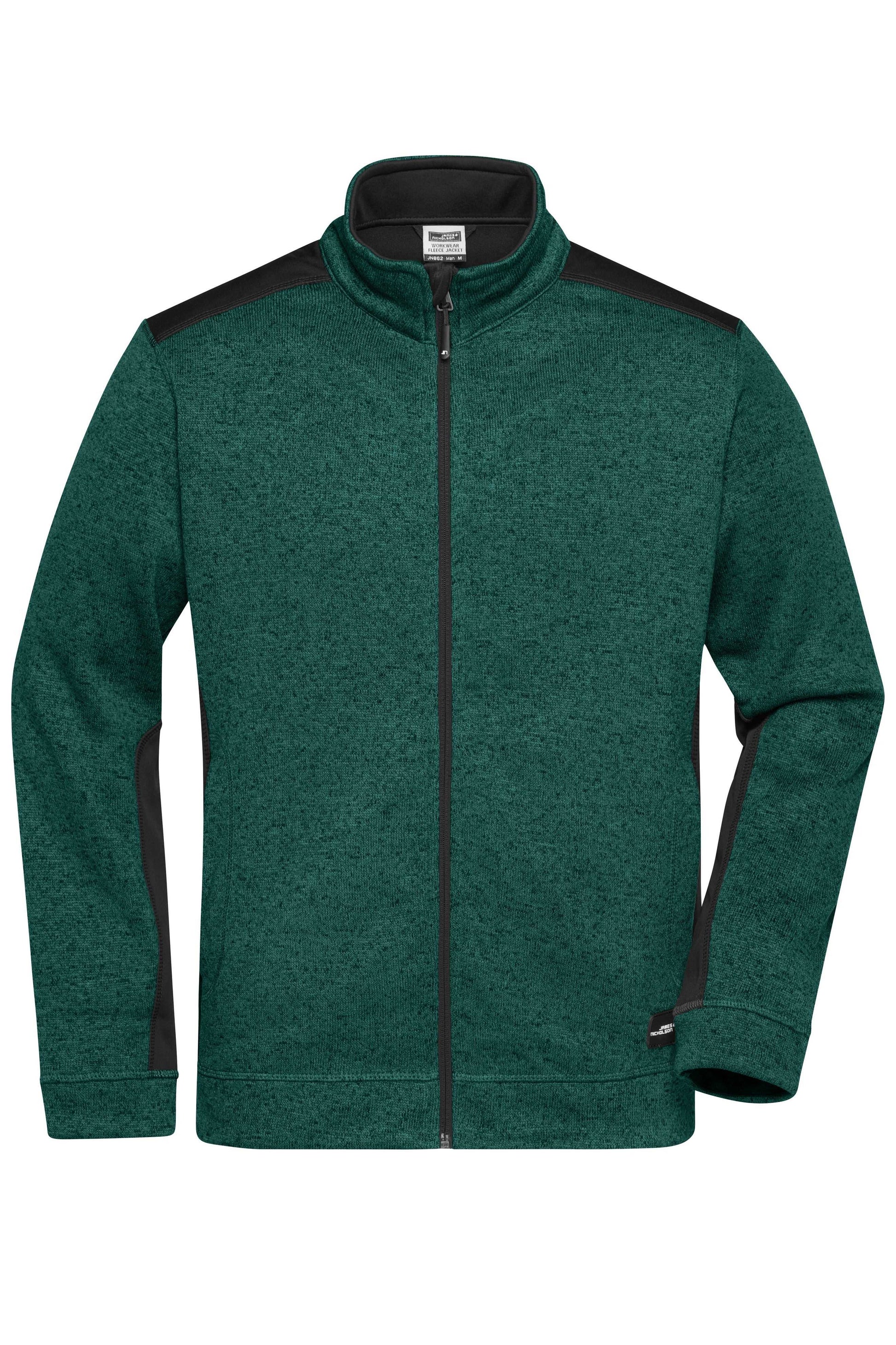 Men's Knitted Workwear Fleece Jacket - STRONG -