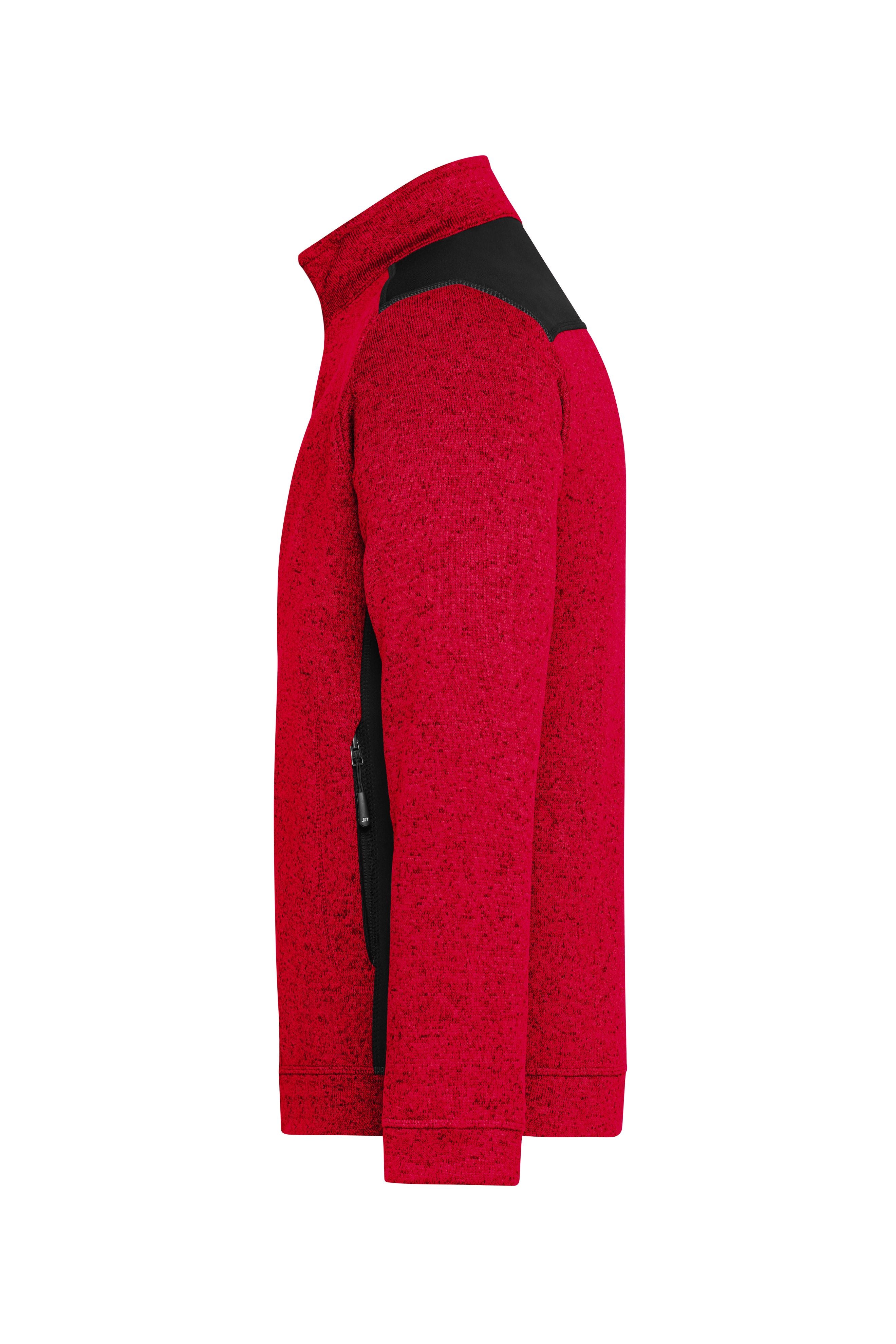 Men's Knitted Workwear Fleece Jacket - STRONG -