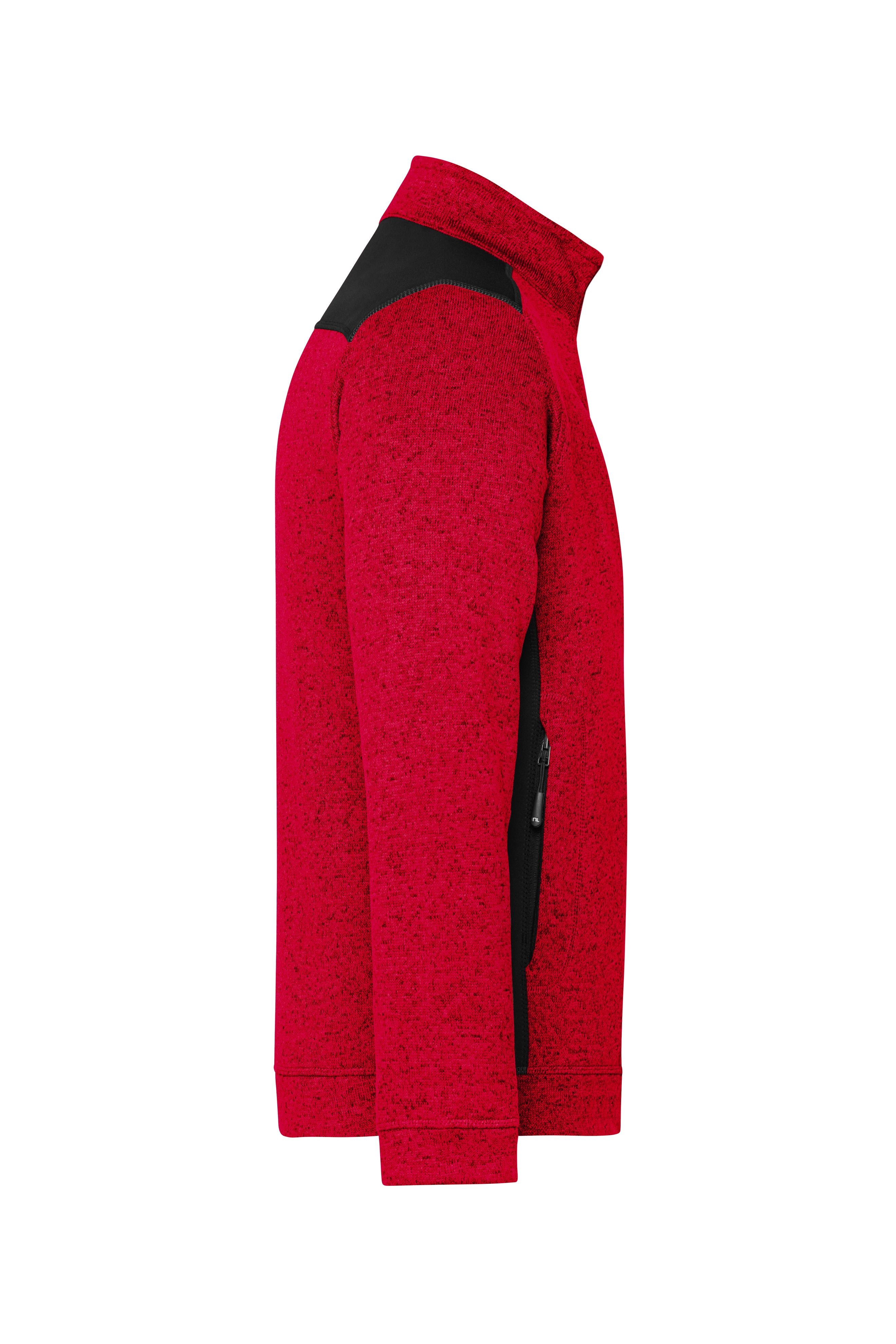 Men's Knitted Workwear Fleece Jacket - STRONG -