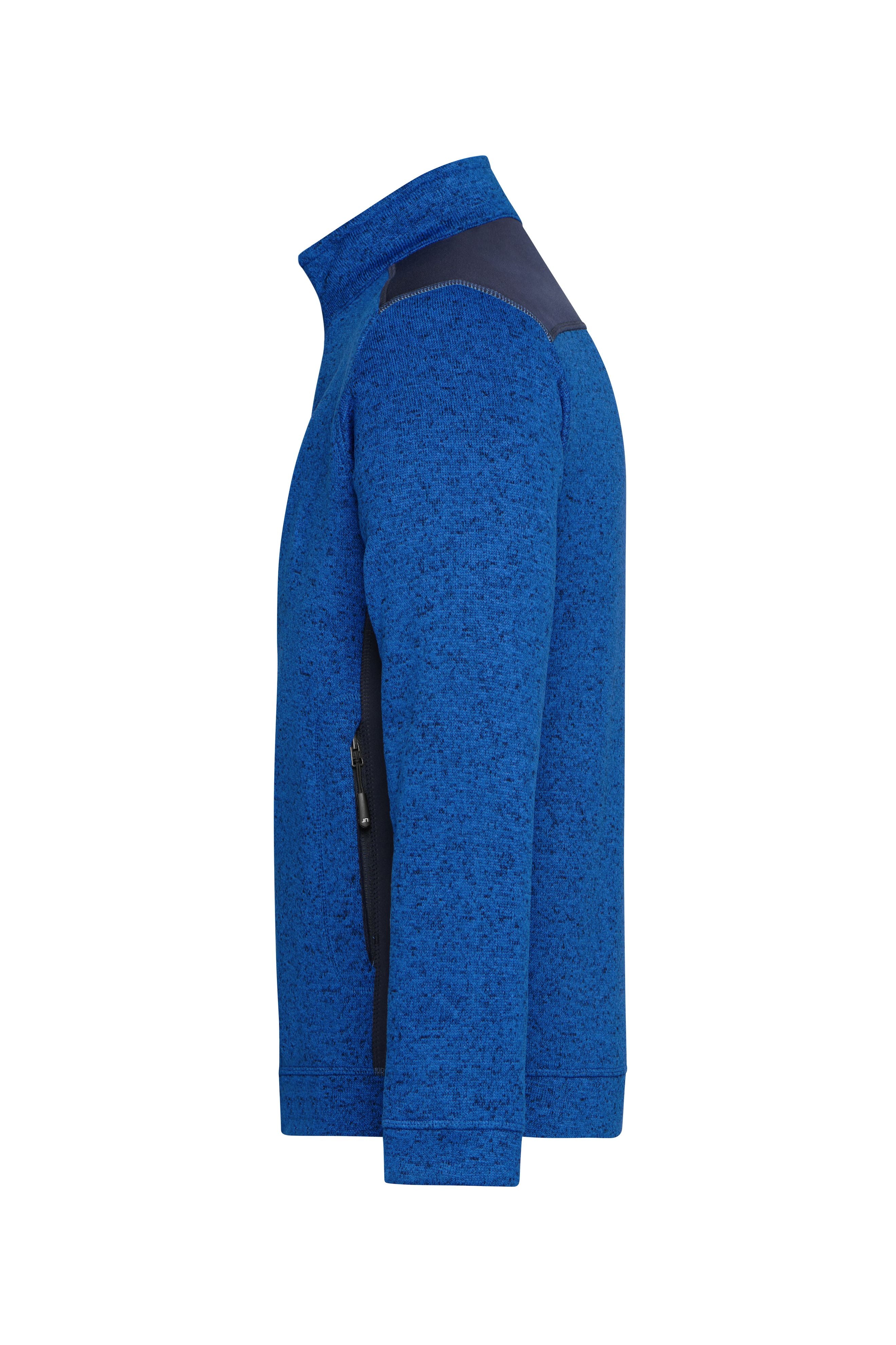 Men's Knitted Workwear Fleece Jacket - STRONG -