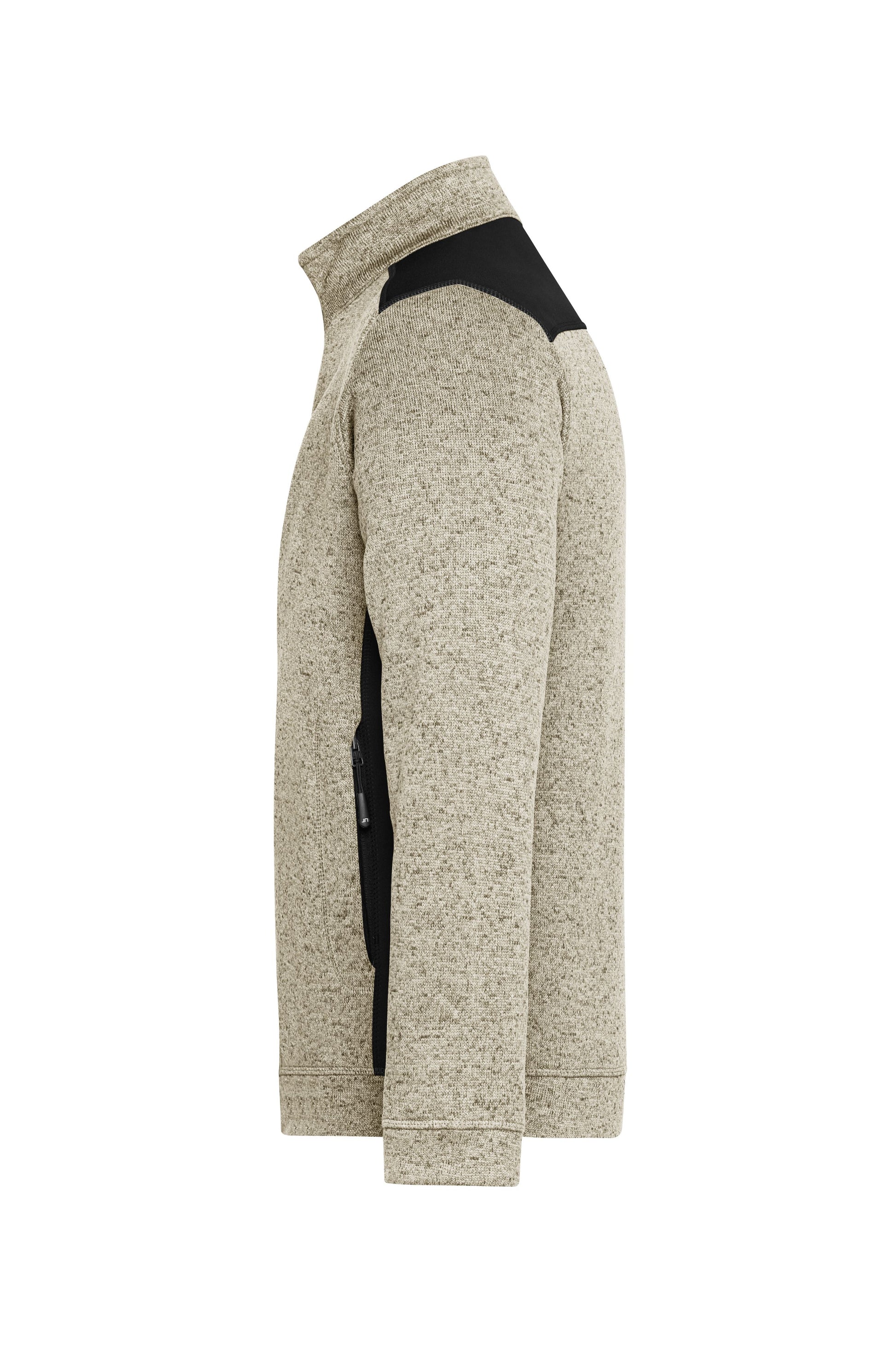 Men's Knitted Workwear Fleece Jacket - STRONG -