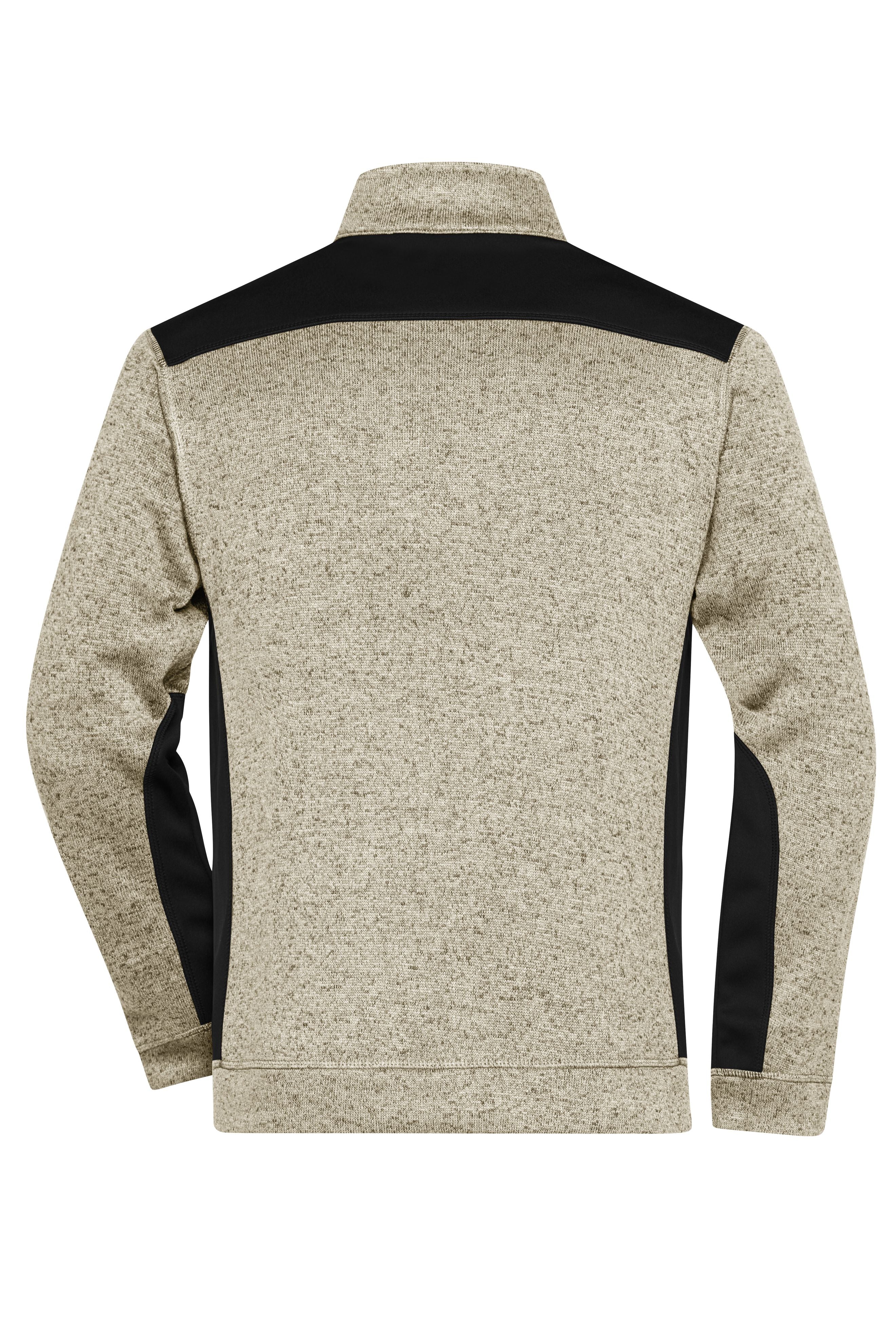 Men's Knitted Workwear Fleece Jacket - STRONG -