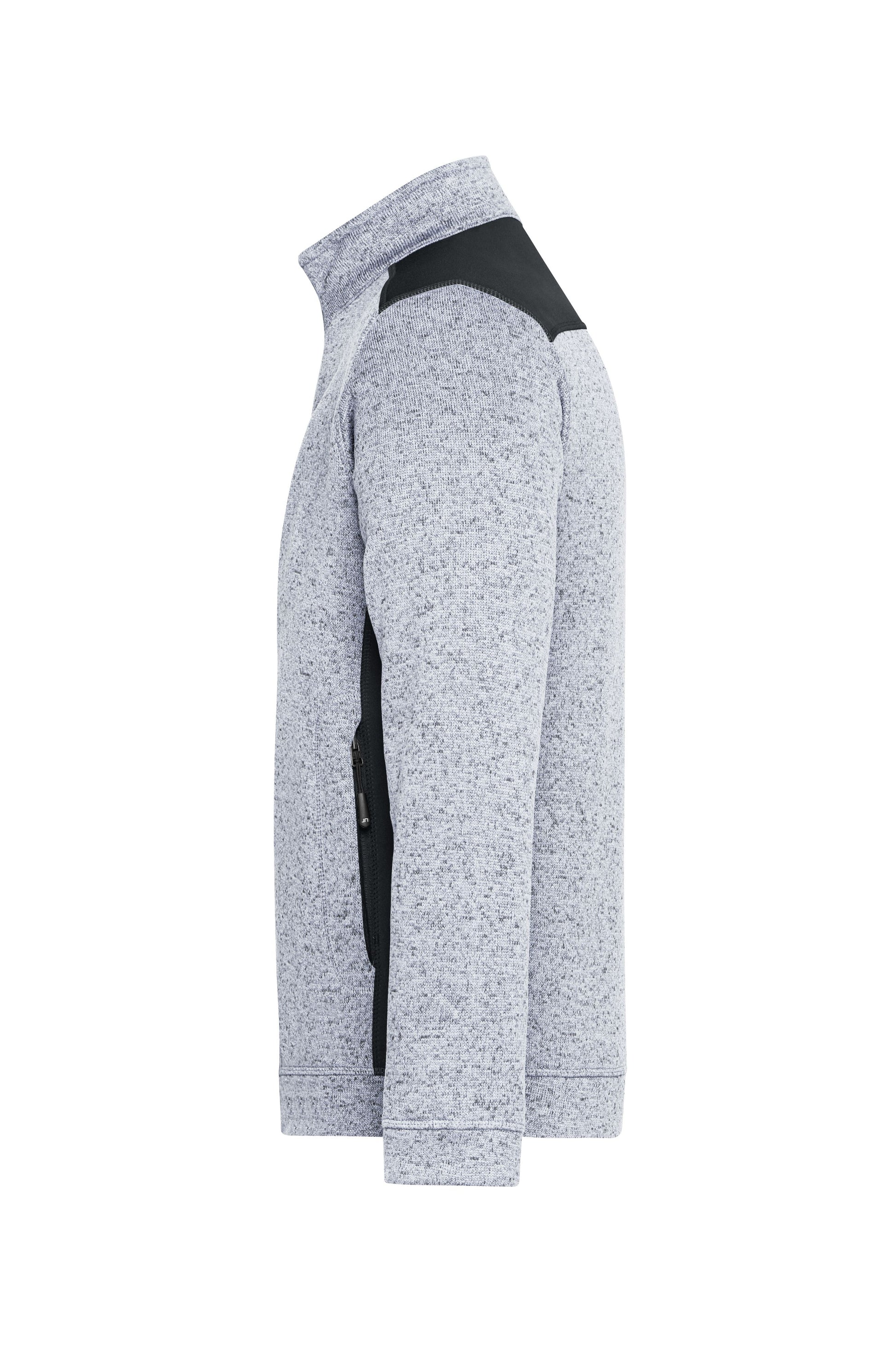 Men's Knitted Workwear Fleece Jacket - STRONG -