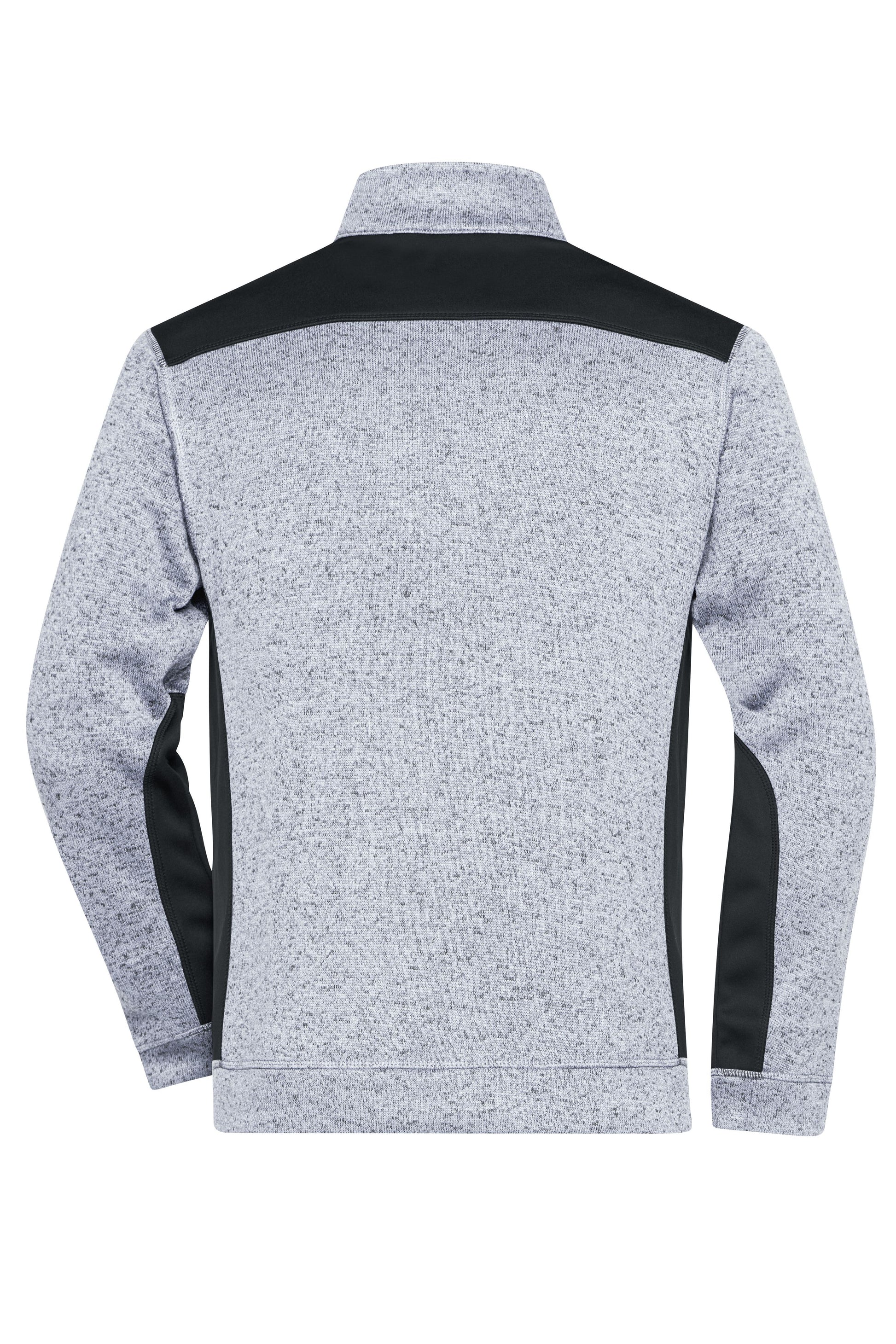 Men's Knitted Workwear Fleece Jacket - STRONG -