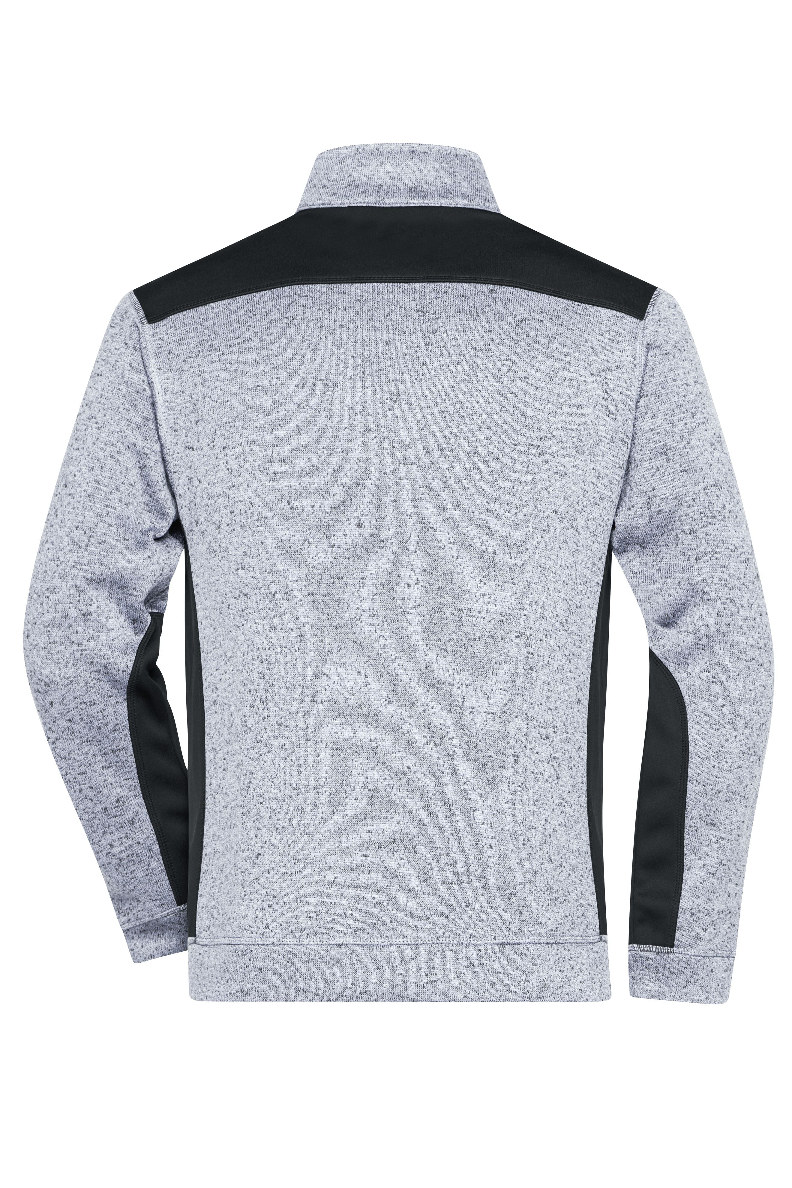 Men's Knitted Workwear Fleece Jacket - STRONG -