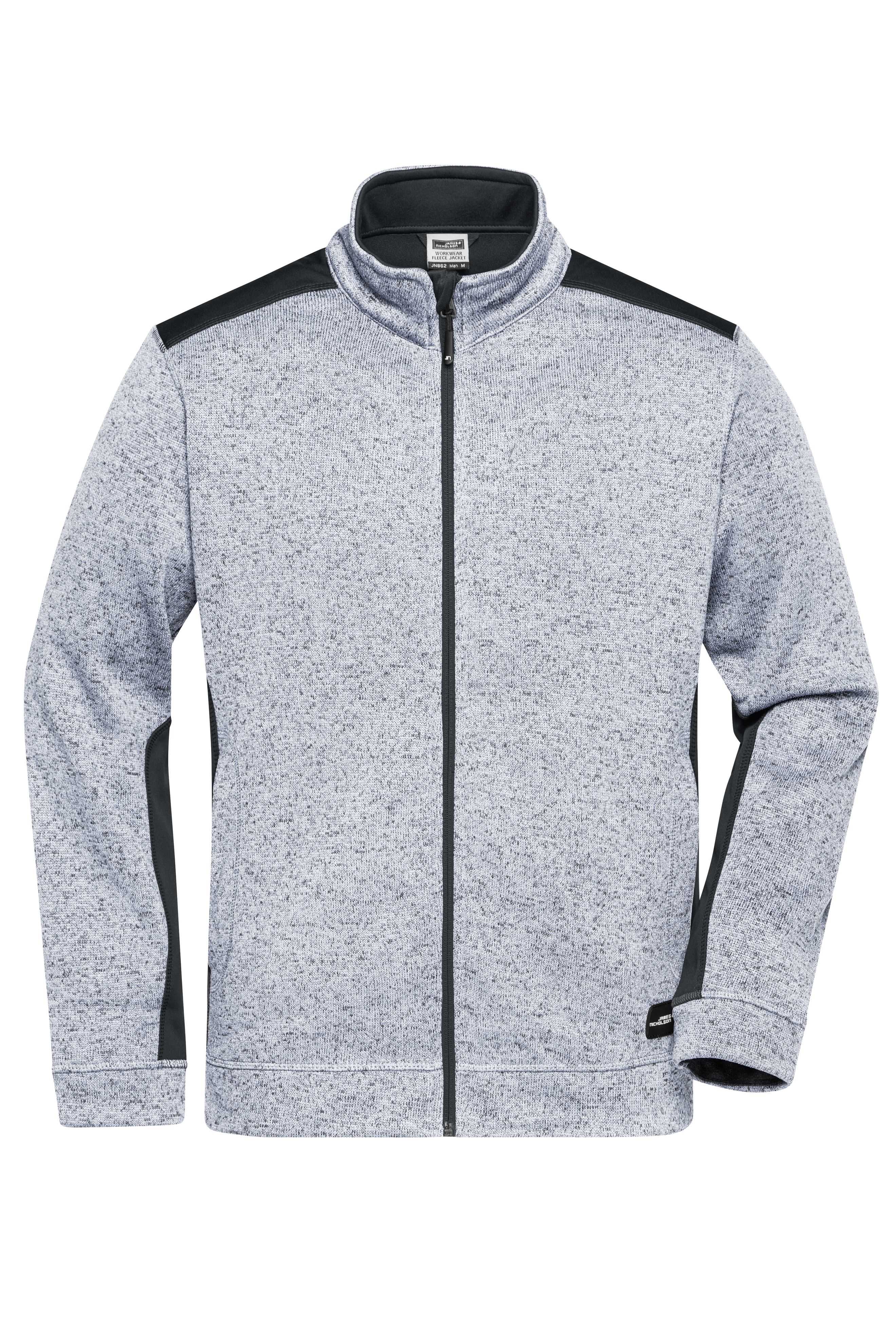 Men's Knitted Workwear Fleece Jacket - STRONG -
