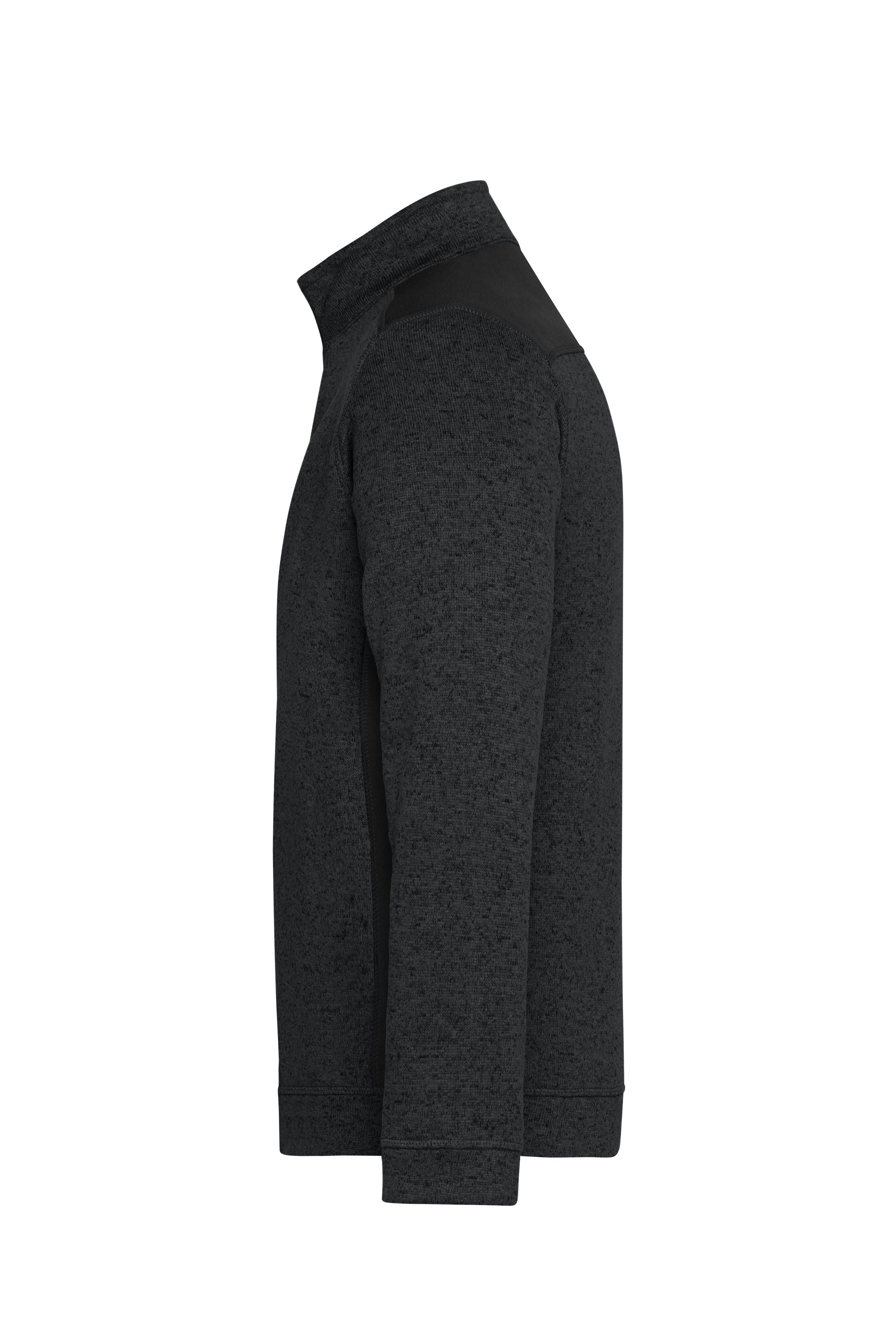 Men's Knitted Workwear Fleece Half-Zip - STRONG -